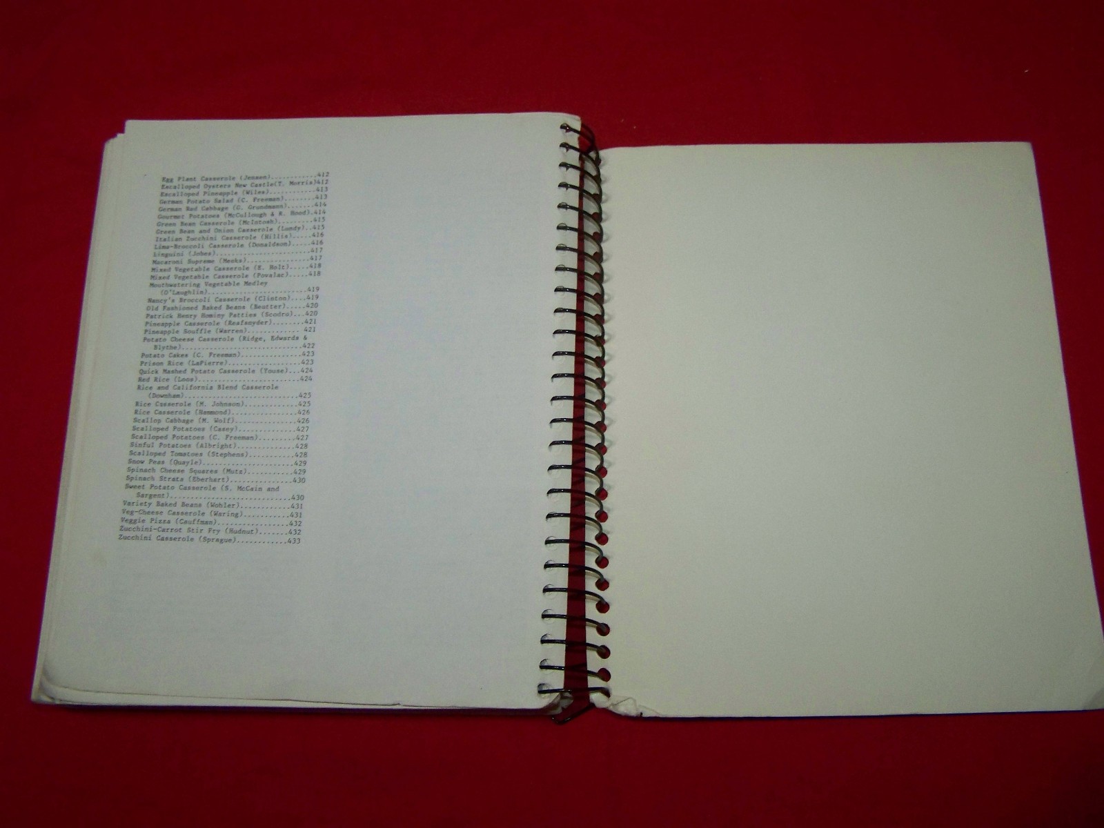 Indiana Federation of Republican Women Cookbook 433 pages 700+ recipes