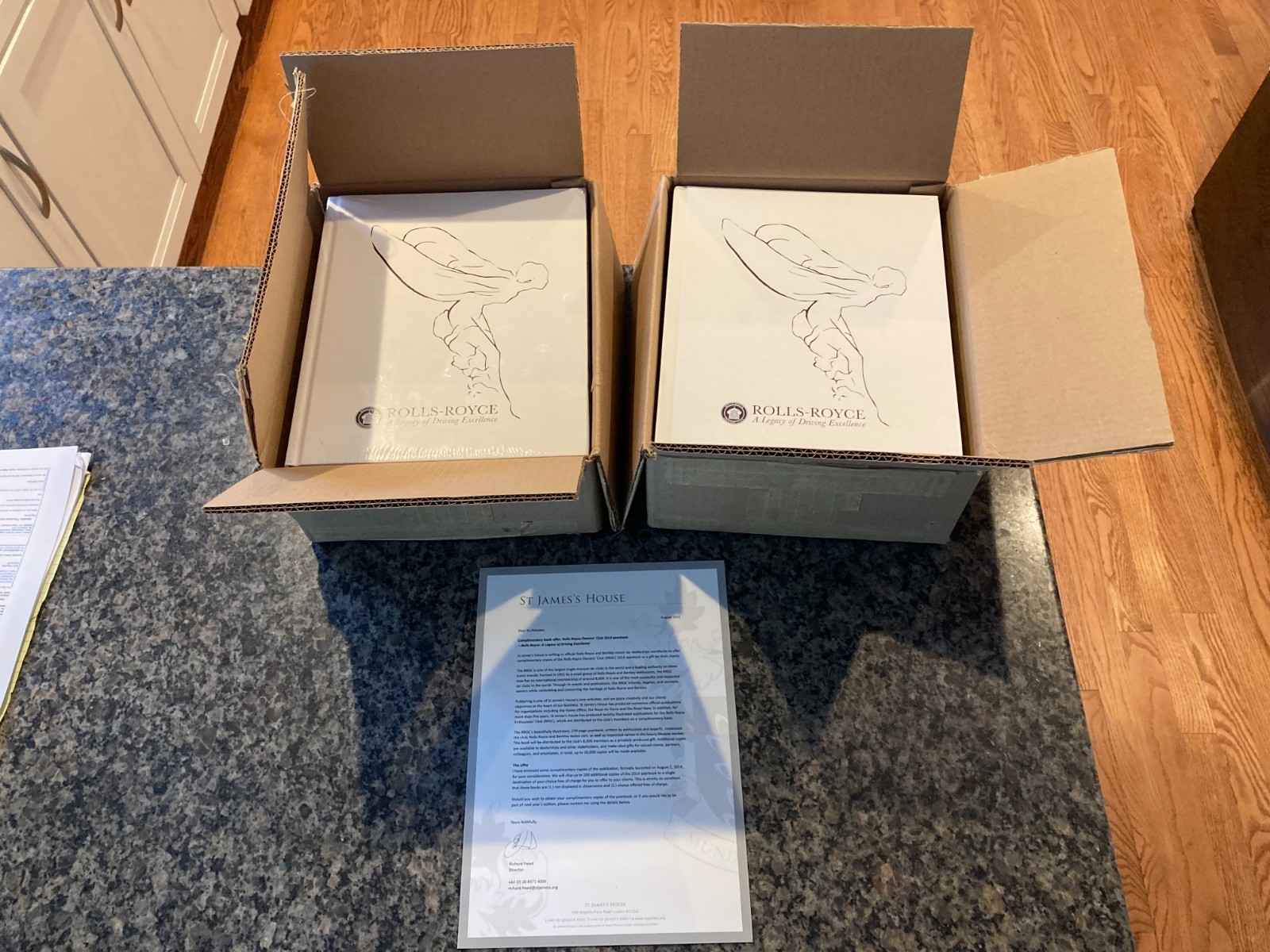 ROLLS-ROYCE FACTORY SEALED 2014 HARDBOUND BOOK A LEGACY OF DRIVING EXCELLENCE.