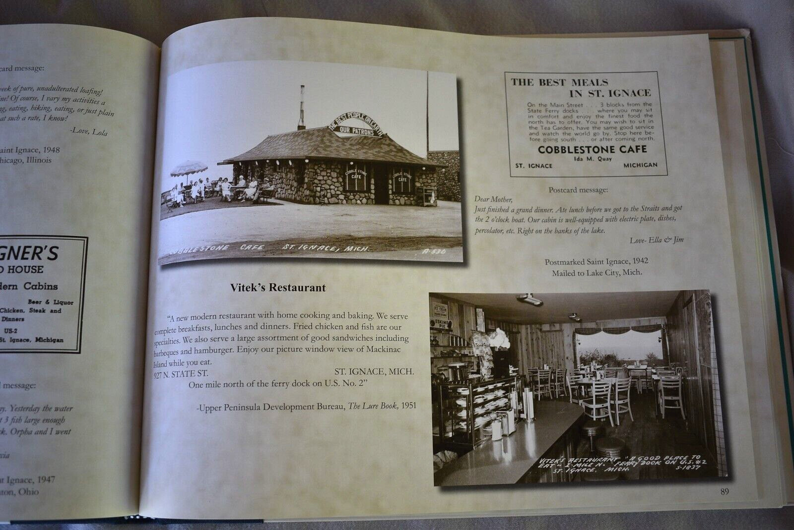 Vintage Views of the Mackinac Straits Region – Hardcover – Author Signed