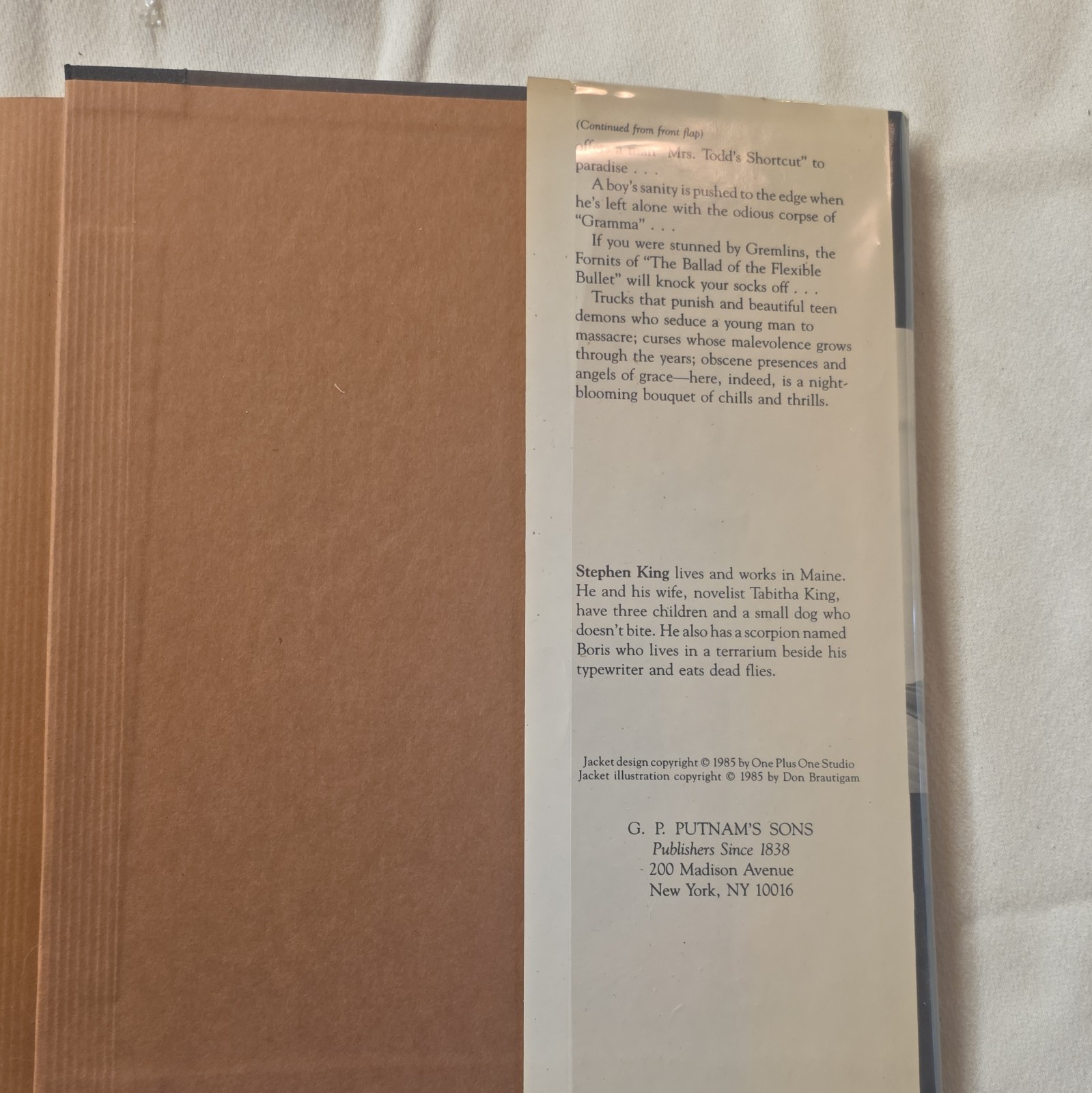 Stephen King Skeleton Crew HC DJ G.P. Putnam’s Sons 1985