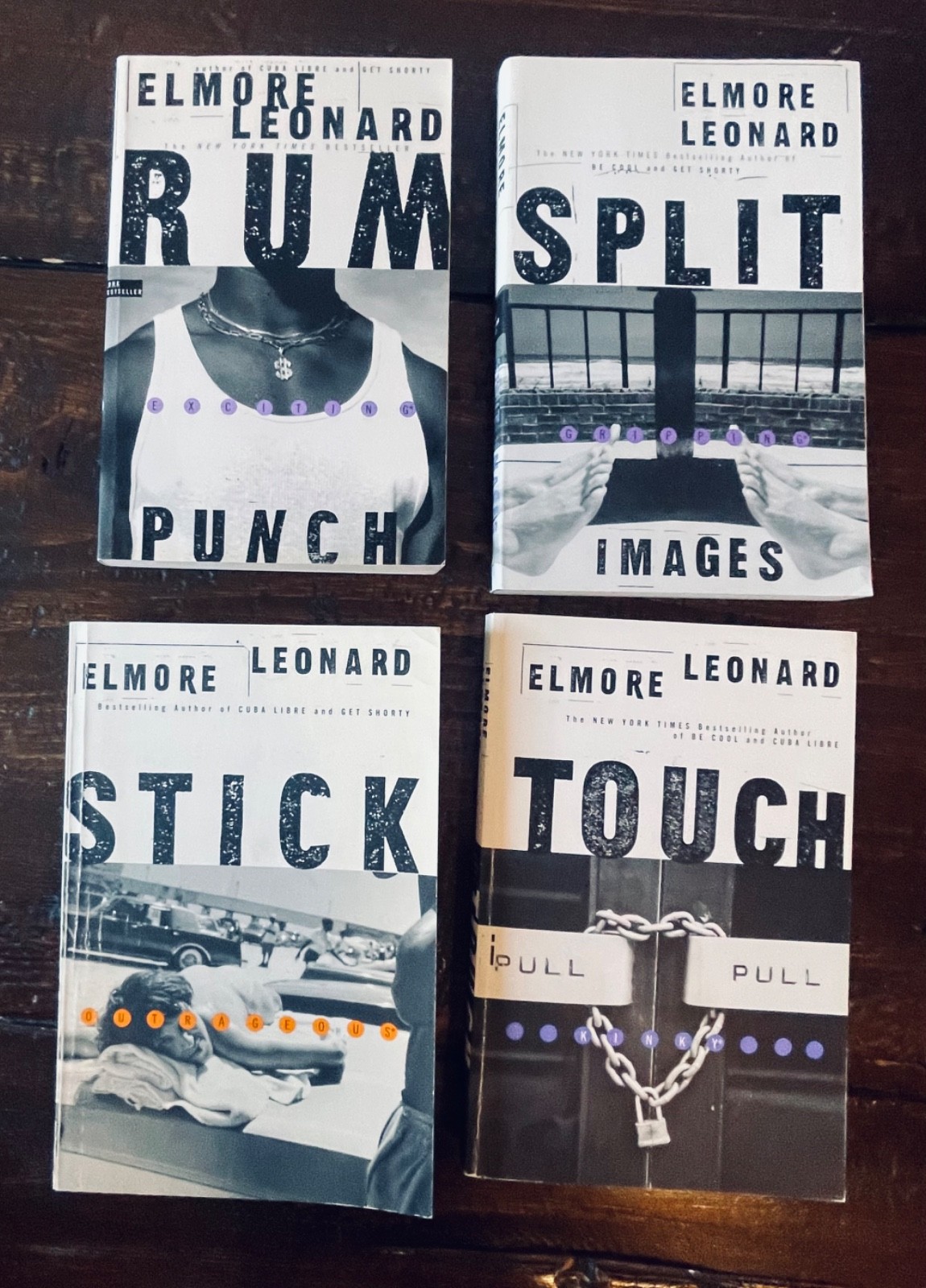 Elmore Leonard Books Lot 16 Trade Paperbacks Quill Delta Perennial Crime Novels