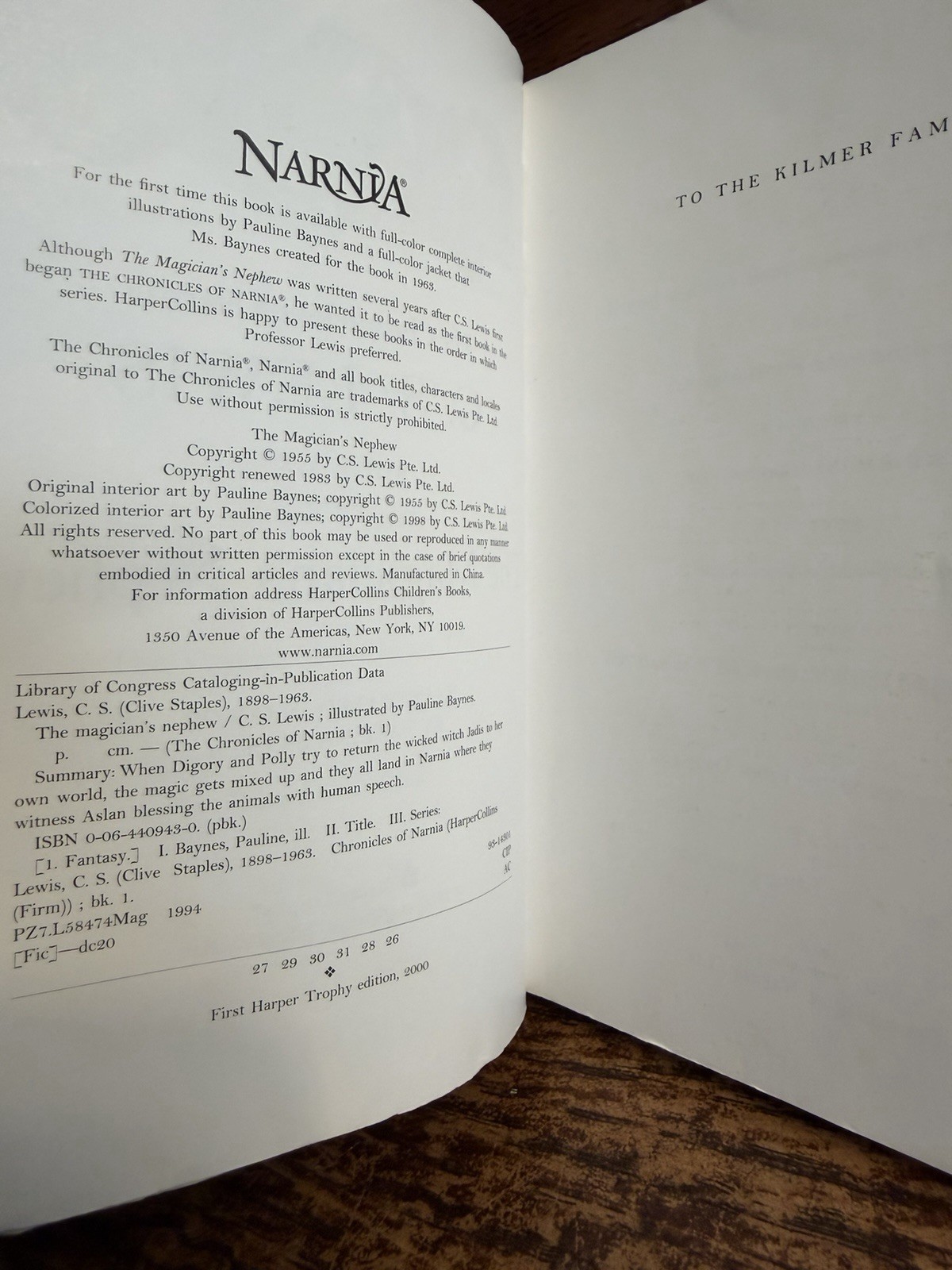 Lot 7: The Chronicles of Narnia Full-Color Collector’s Edition Complete Set Lion
