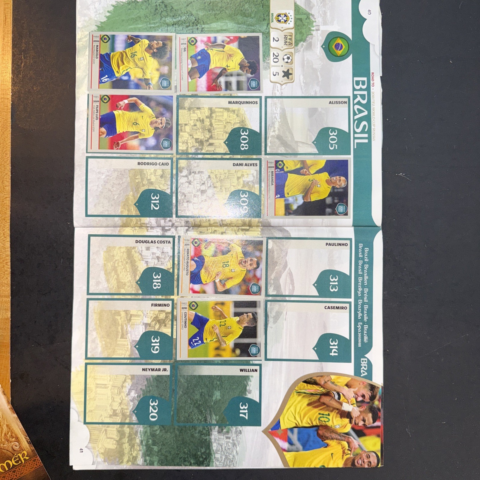 Panini Road to 2018 FIFA World Cup Russia Sticker Album w/ Stickers