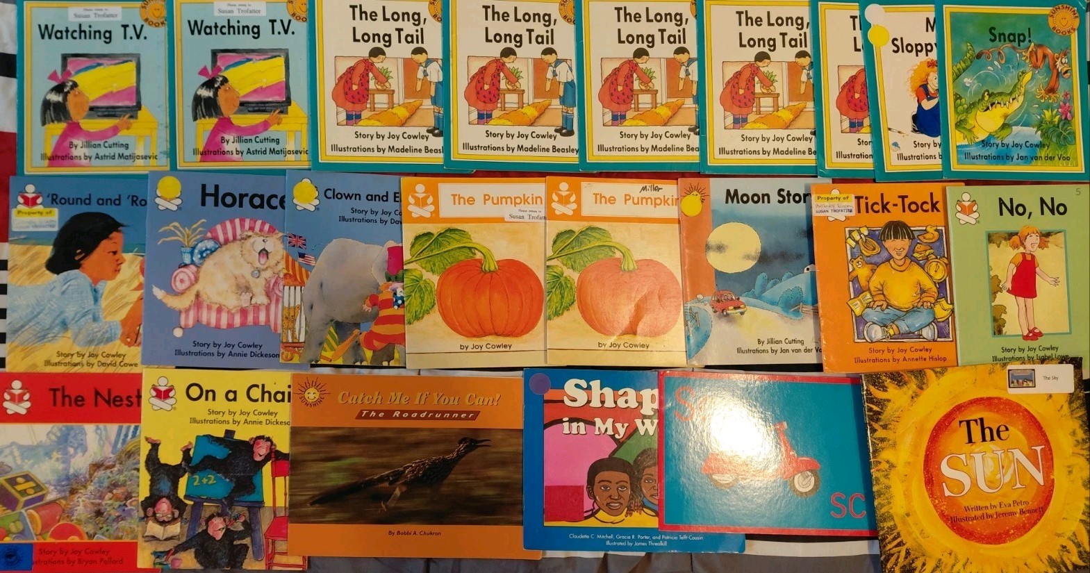 Lot of 53 Children’s Learning to Read Books Joy Cowley Books Sunshine Books