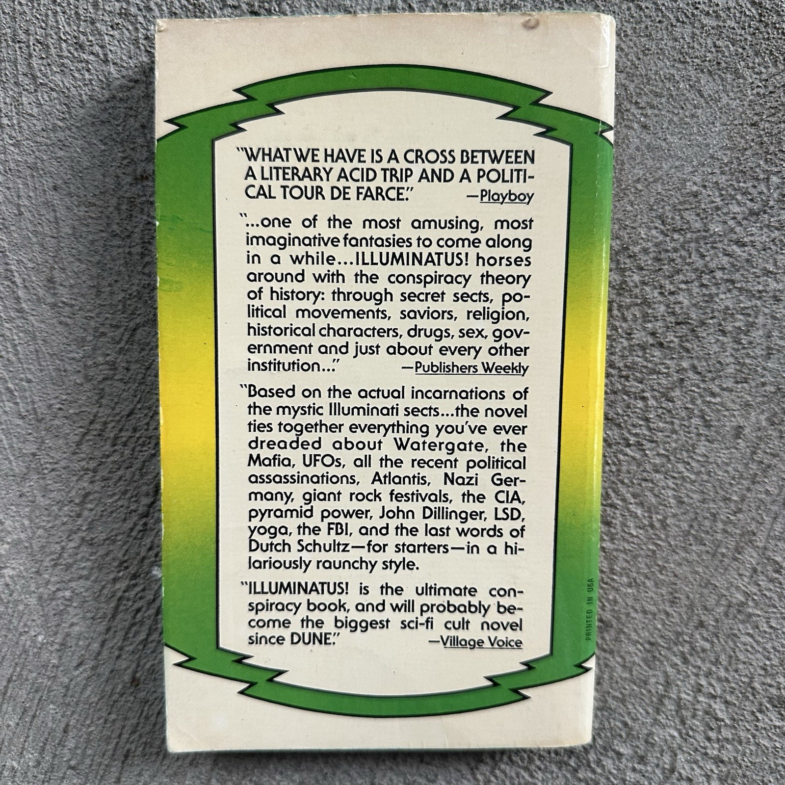 Illuminatus! Part III Leviathan Robert Shea Robert Anton Wilson Dell 1974 VTG PB
