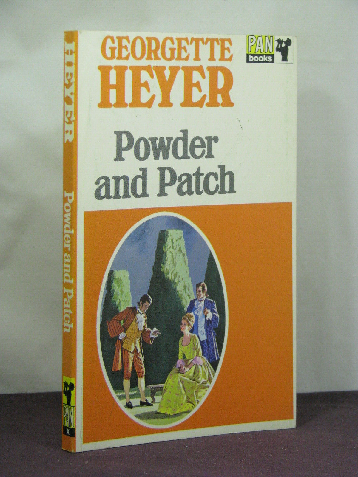 Powder and Patch by Georgette Heyer (1968,UK PB) 18th cent England/Paris romance