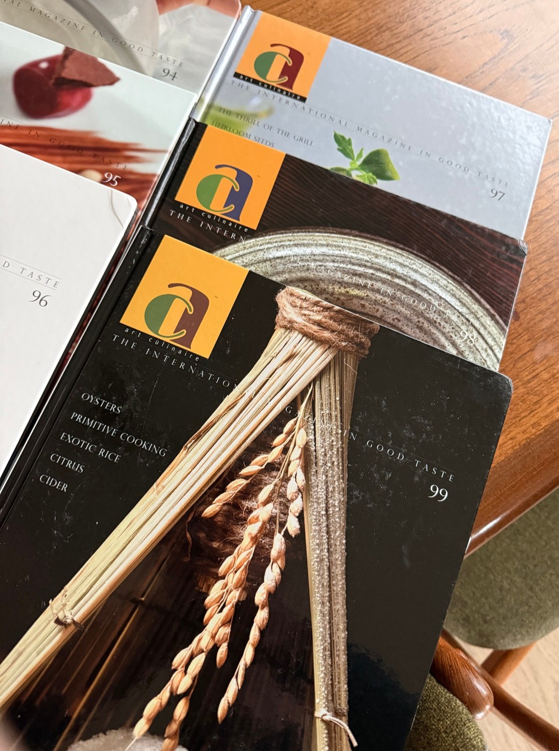 Art Culinaire 90/91/92/93/94/95/96/97/98/99 Ten Consecutive Issues 840 pages!