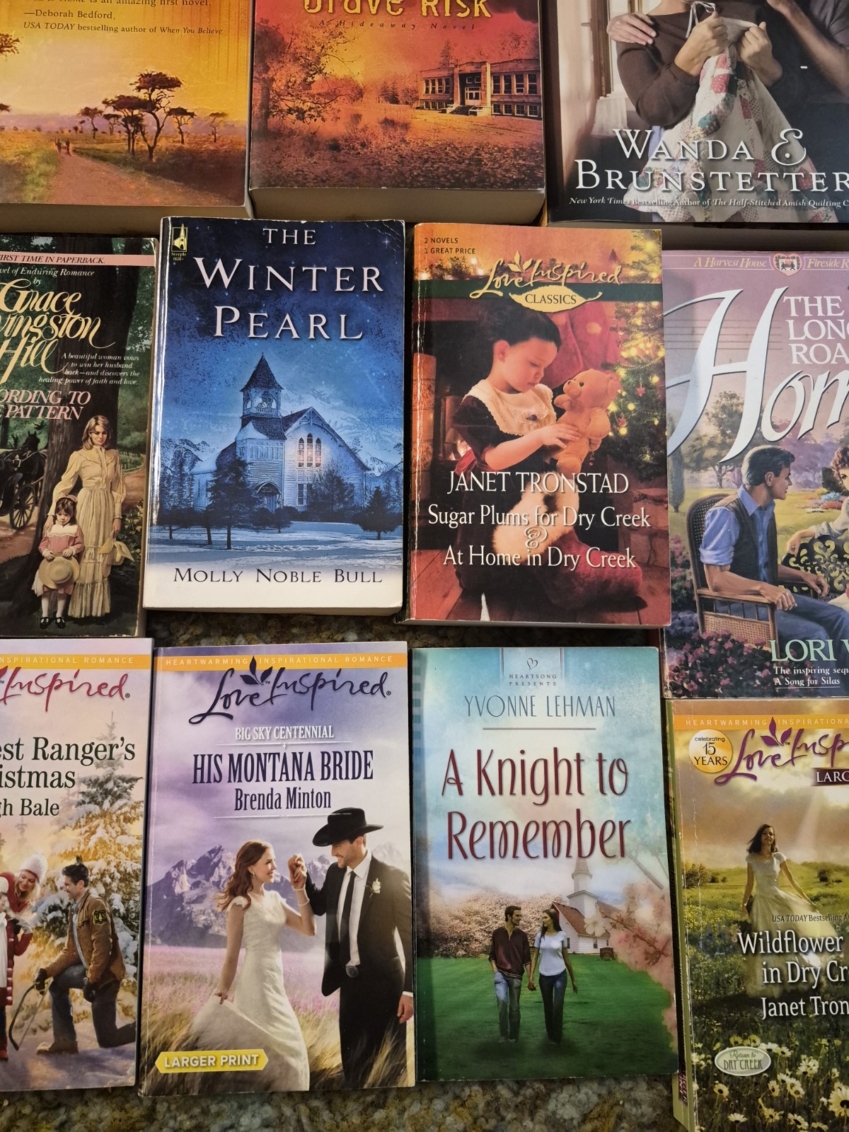 LOVE INSPIRED ROMANCE PAPERBACK BOOKS MISC ROMANCE TITLES LOT OF 22
