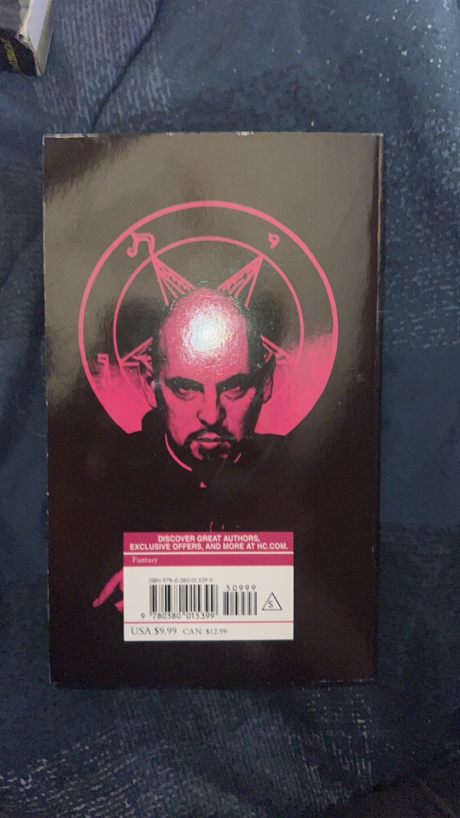 The Satanic Bible – Anton Szandor LaVey 1976 Mass Market Paperback English