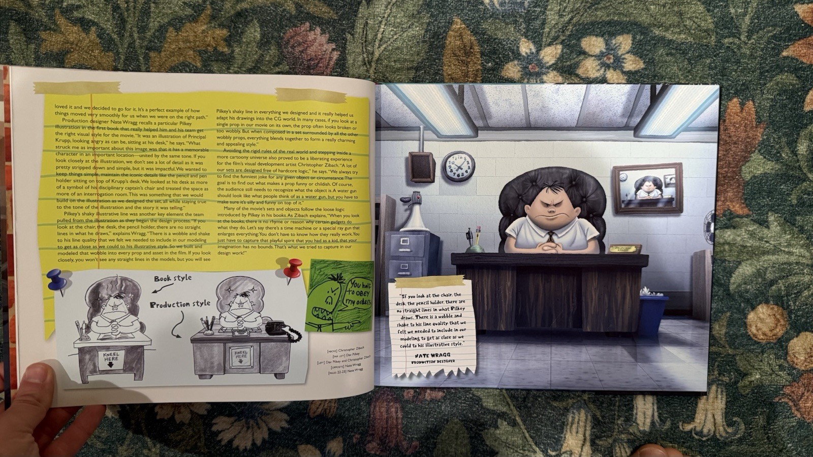 Titan Books The Art of Captain Underpants: The First Epic Movie HC 2017 Illus