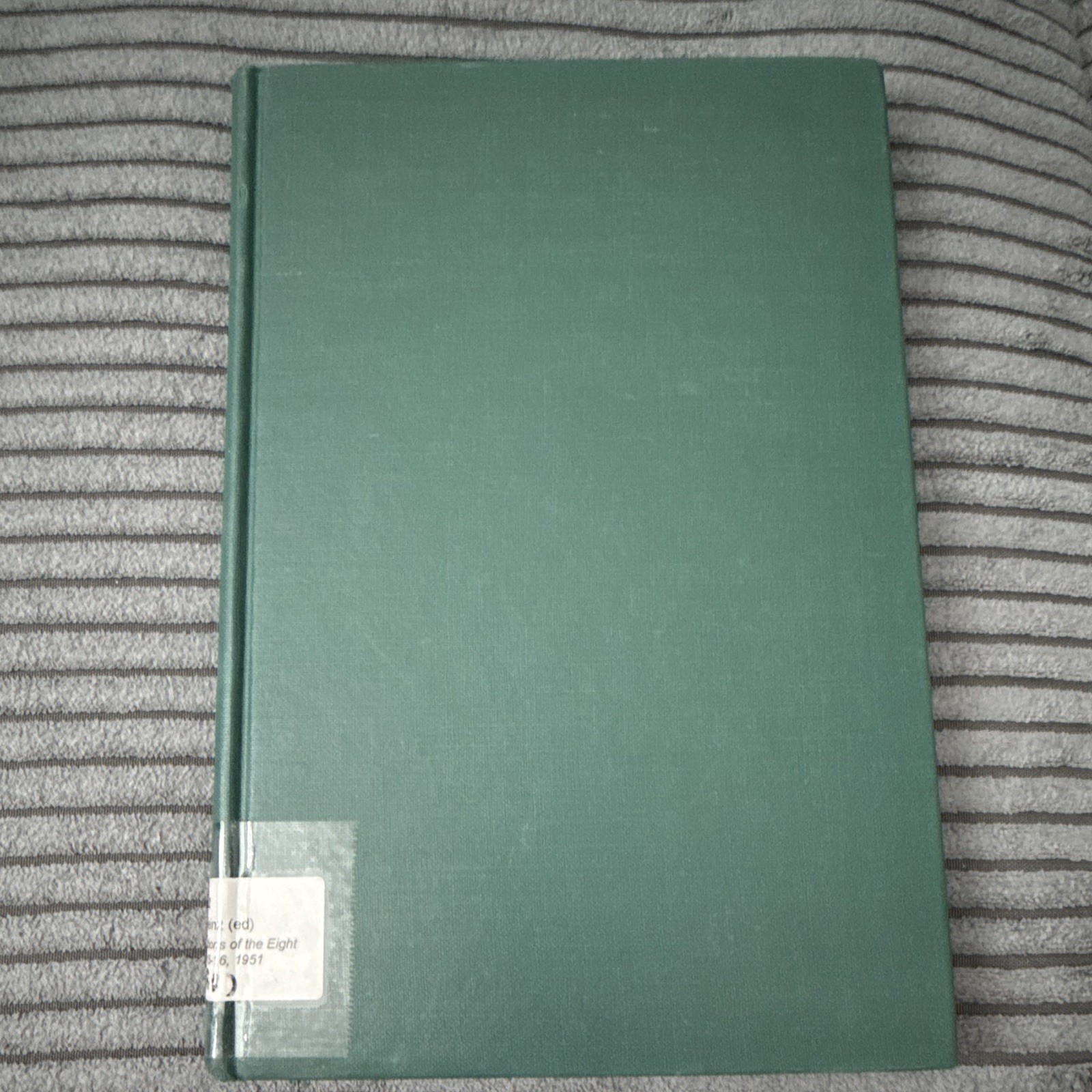 Cybernetics Heinz von Foerster Mead Teuber 1952 Hardcover Conference Authentic