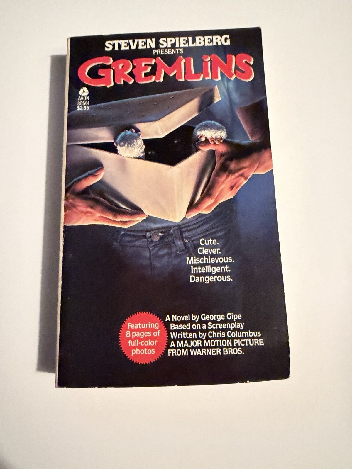 Steven Spielberg GREMLINS Movie Book 1984 VINTAGE PAPERBACK Original 1st Print