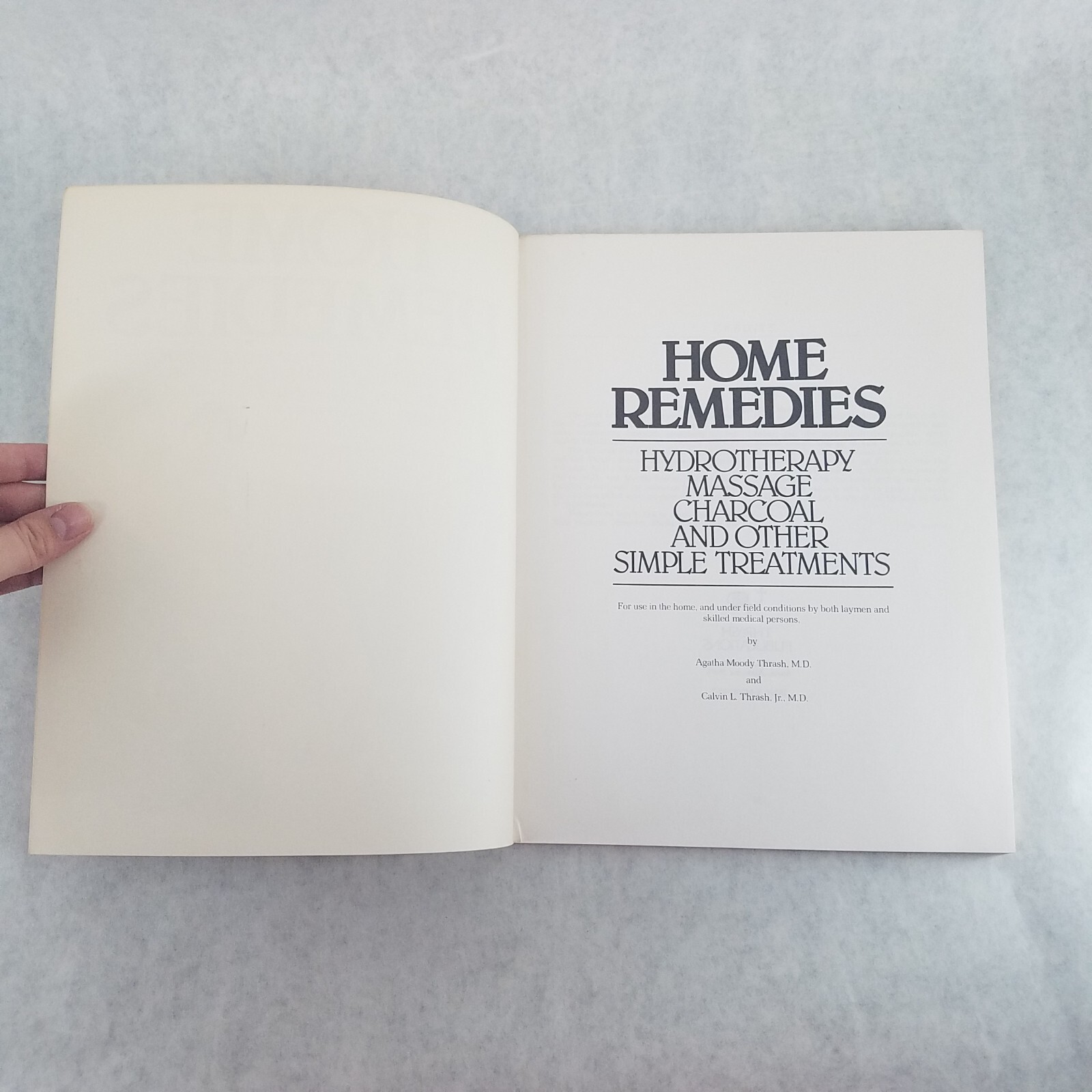 Home Remedies Hydrotherapy Massage Charcoal Other Treatments Agatha Thrash 1981