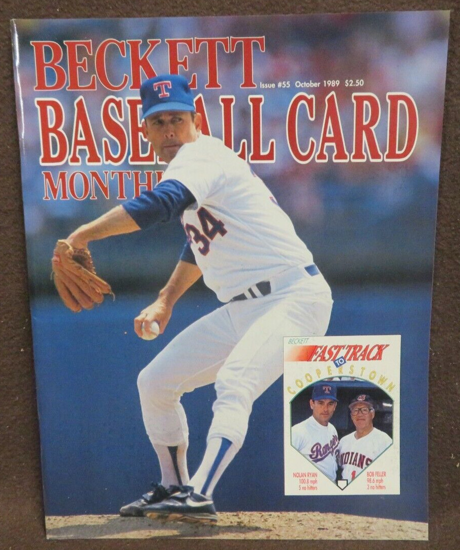 #1585 BECKETT BASEBALL MONTHLY OCT 1989 NOLAN RYAN