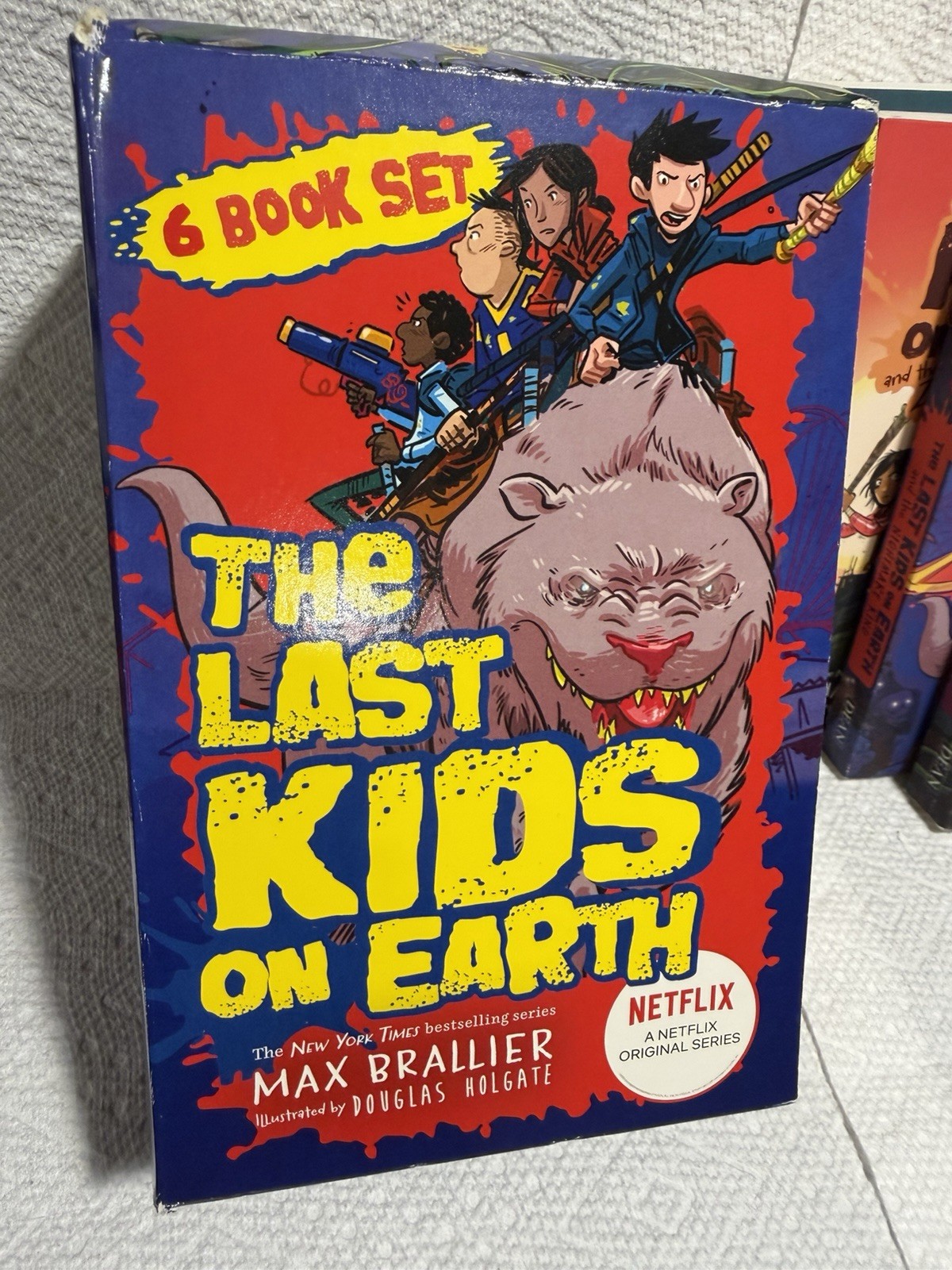 The Last Kids On Earth Books Boxed Set Max Brallier Lot Of 5 (no Midnight Blade)