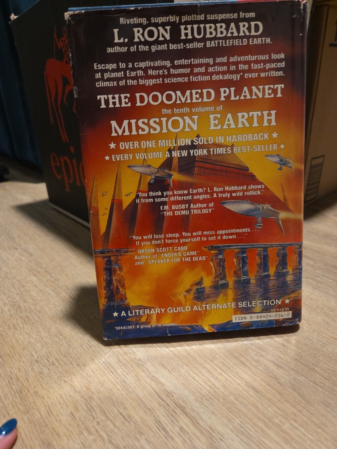 The Doomed Planet by L. Ron Hubbard (1987, HARDCOVER First Edtion