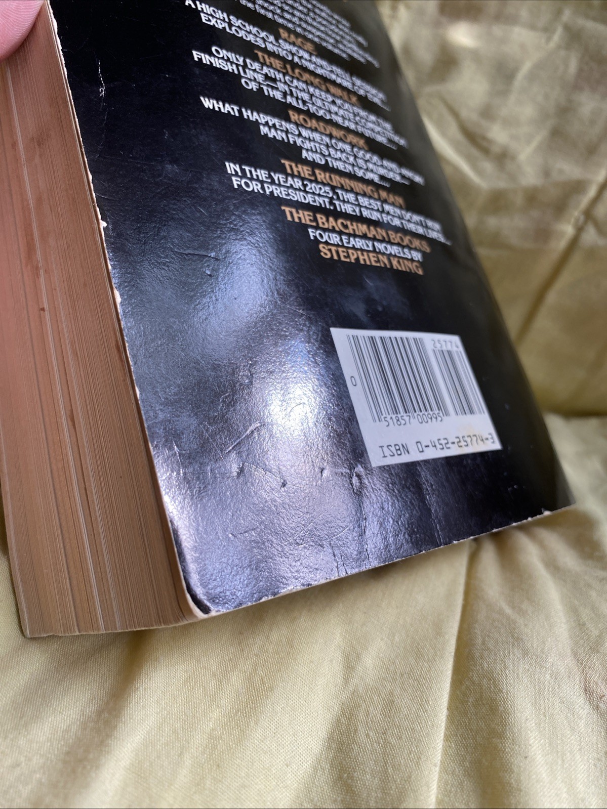 The Bachman Books by Stephen King (1st Plume Omnibus Printing, 1985)