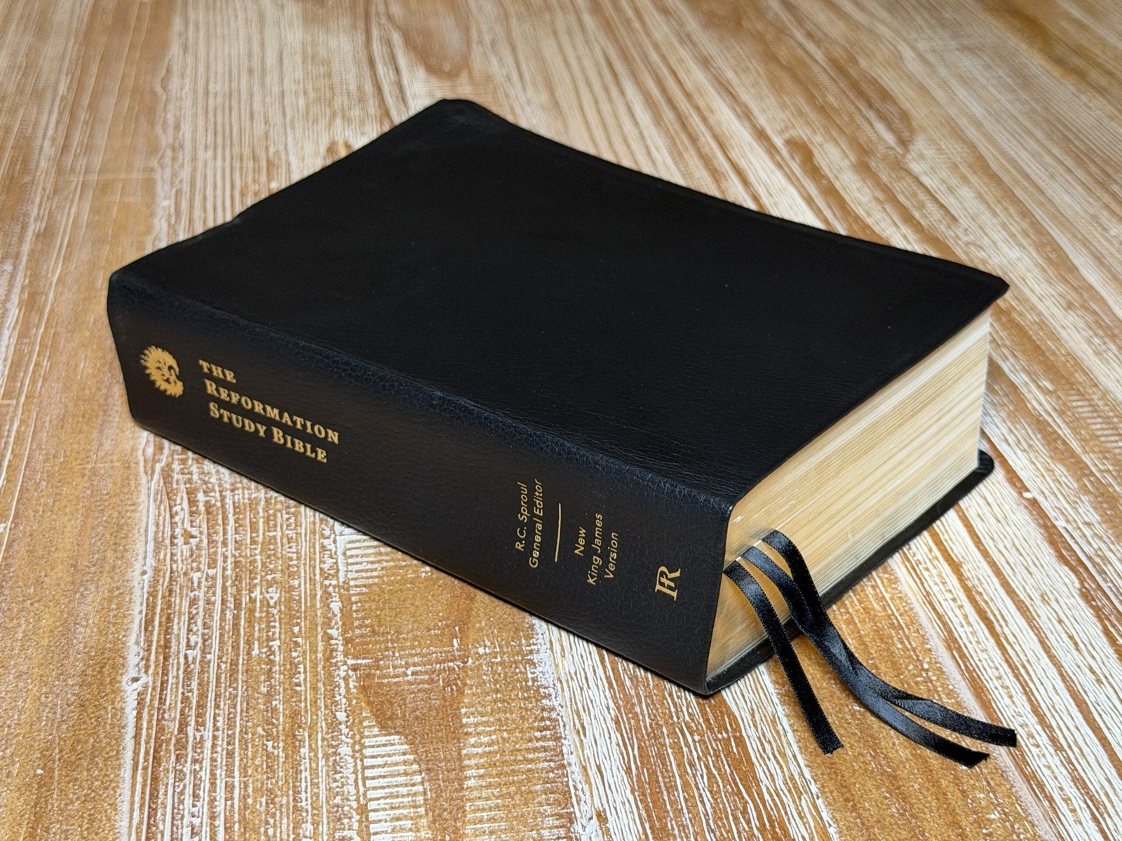 Reformation Study Bible Black Leather 2016 Sproul English Standard Version