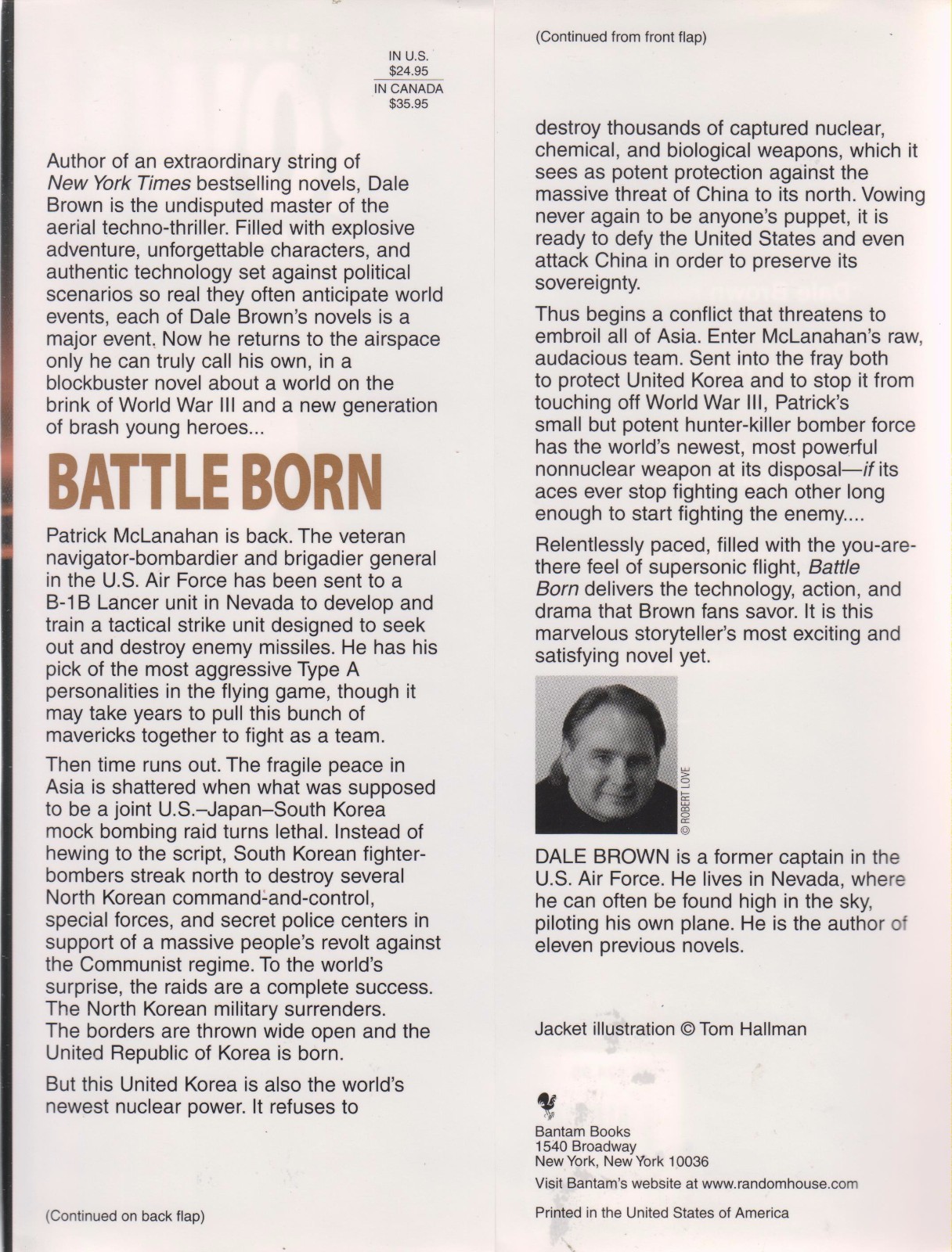 Battle Born (Hardcover: Military, Adventure) First Edition 1999
