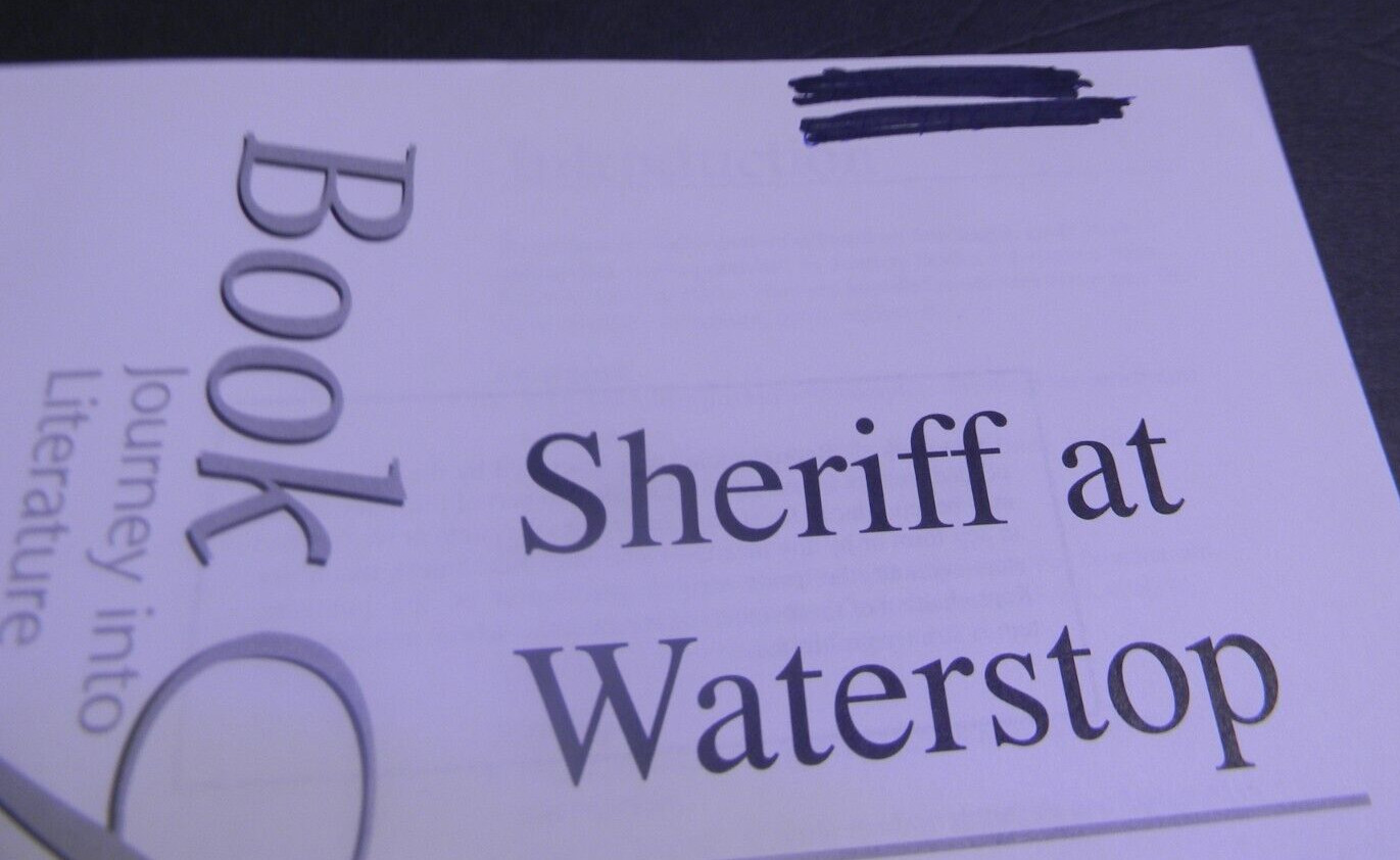 Book Links Journey into Literature Sheriff a Waterstop by Andy Thomson Lessons