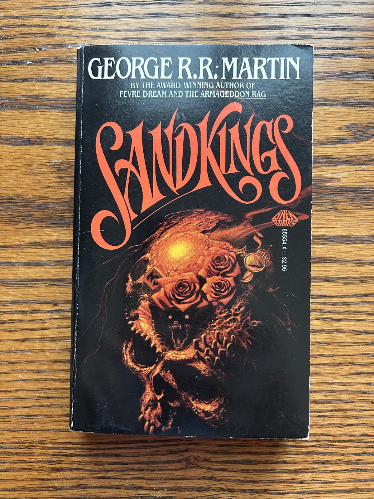 SANDKINGS by George R.R. Martin (1986) 1st Edition, 1st Printing Baen Paperback