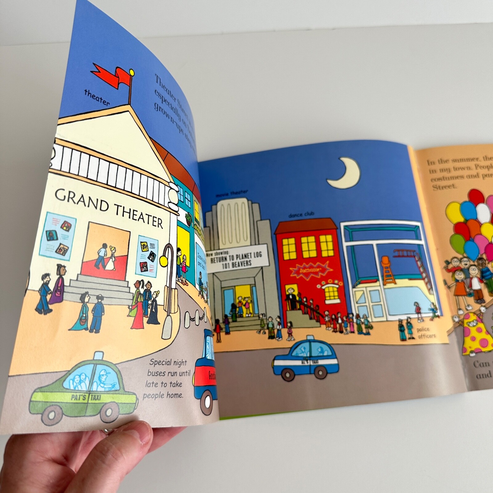 Usborne My Town book by Rebecca Treays, Lift-the-Flap (Paperback)