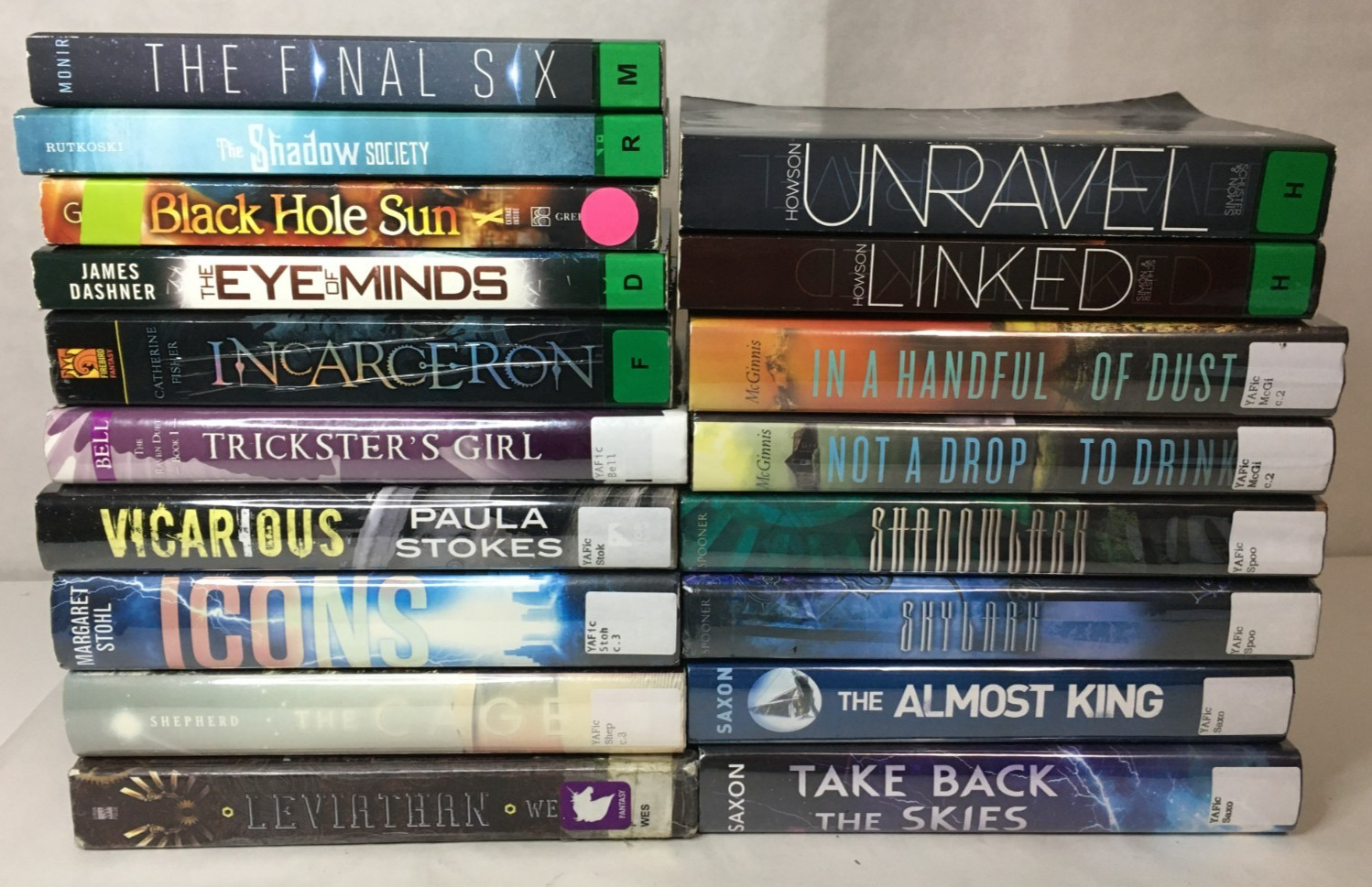 Lot of 18 Dystopian Sci-Fi & Fantasy YA Fiction Books – #1’s + – READY TO READ