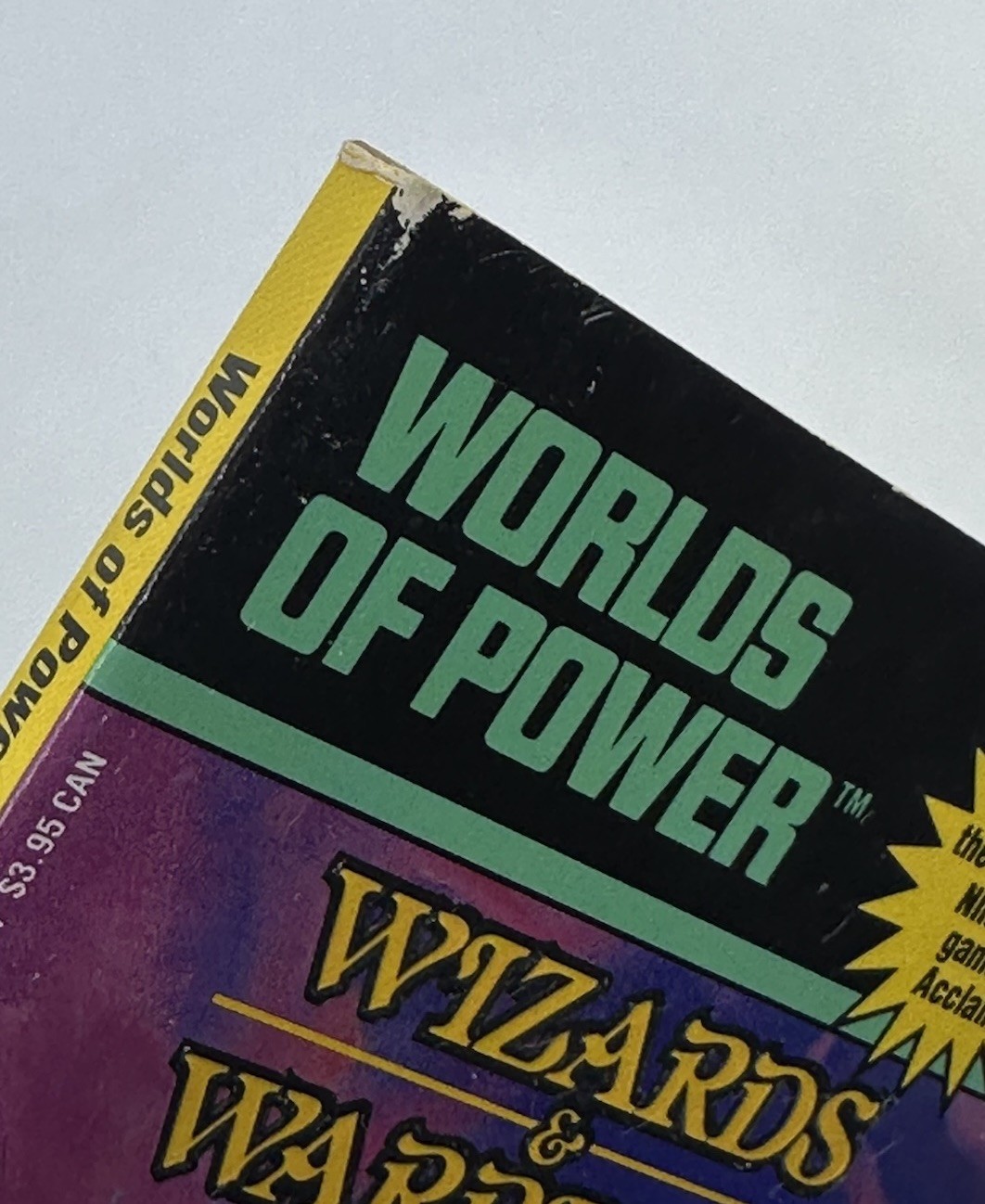 Wizards & Warriors Worlds of Power #5 Nintendo NES w/ Trading Card F. X. Nine