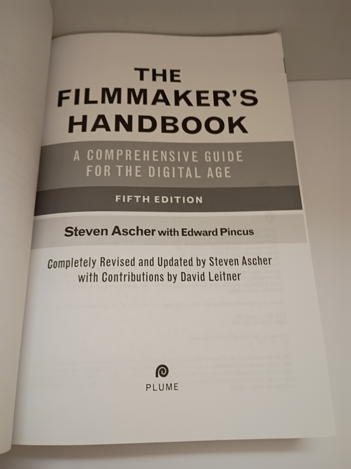 Filmmaker’s Handbook : A Comprehensive Guide for the Digital Age: Fifth Edition