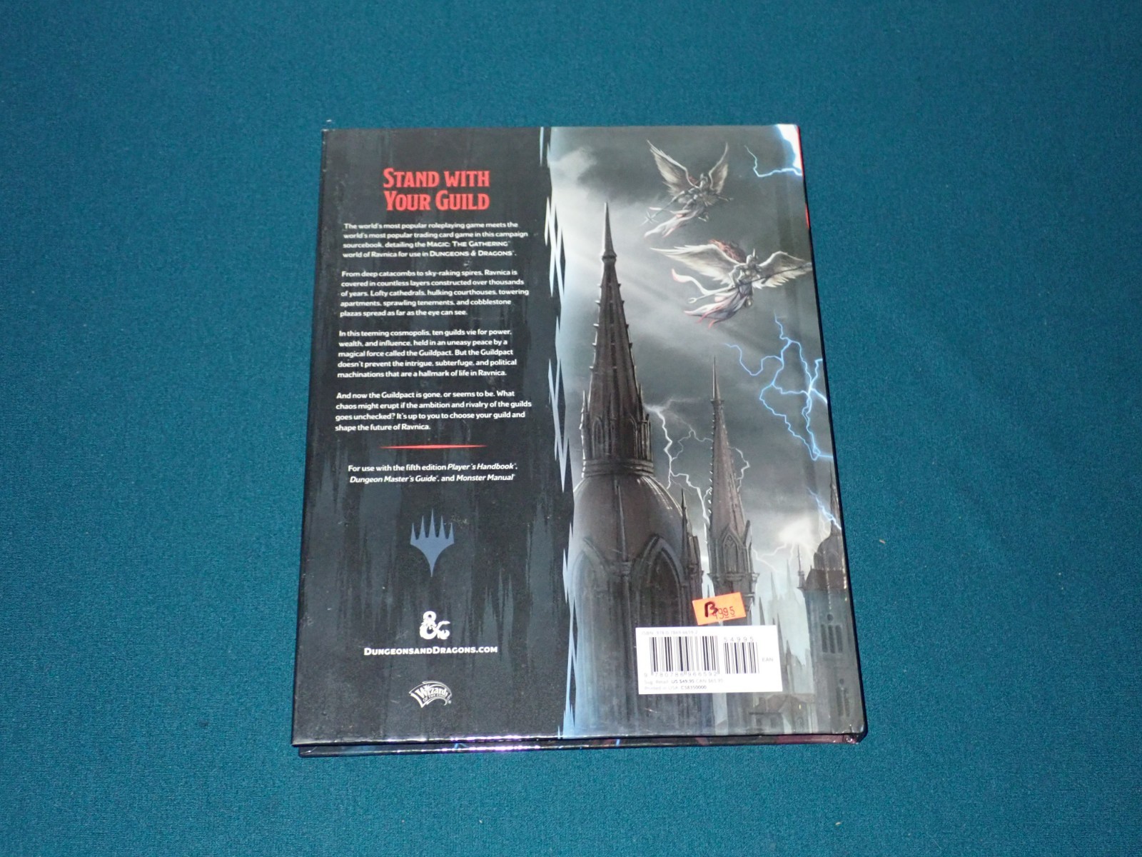 Dungeons & Dragons Guildmasters’ Guide to Ravnica by Wizards RPG Team – Hardback