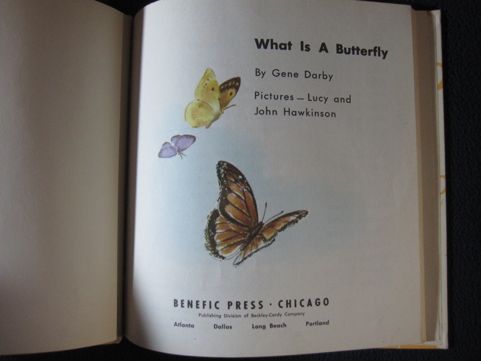 What is a Butterfly (The What is it series) Darby, Gene 1958