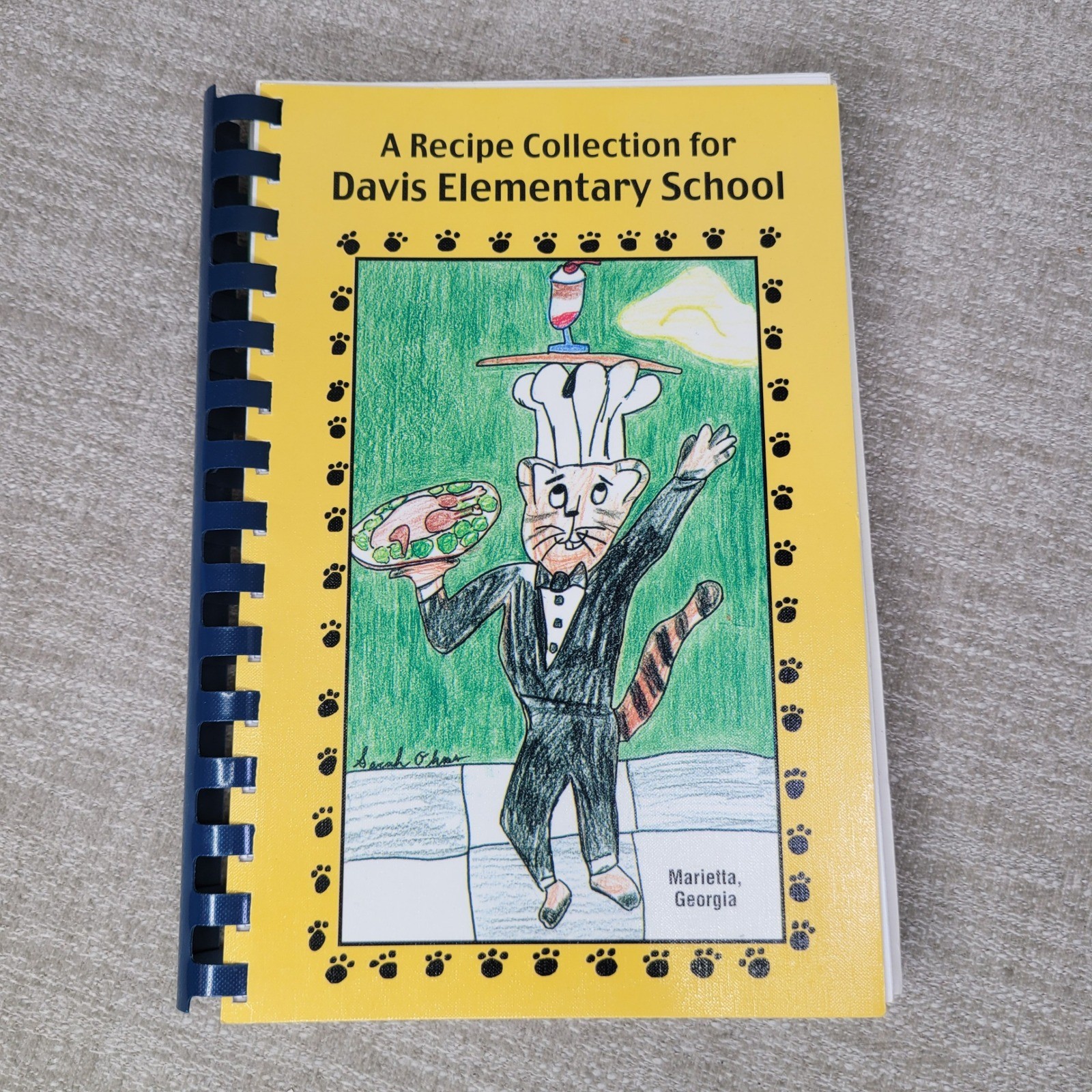 Morris Press Cookbook Davis Elementary School Recipe Marietta GA Spiral