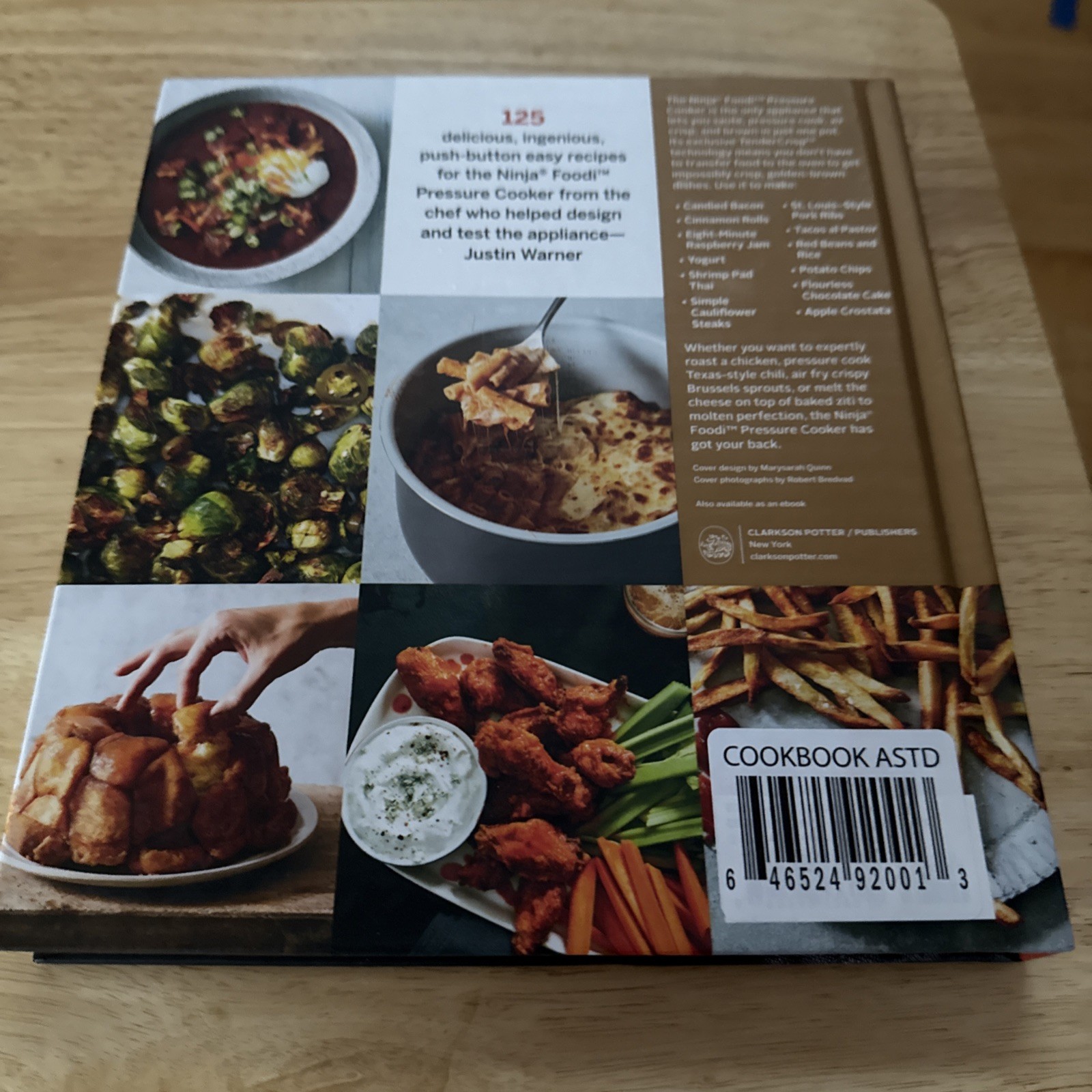 Ultimate Ninja Foodi Pressure Cooker Cookbook : 125 Recipes to Air Fry, NEW