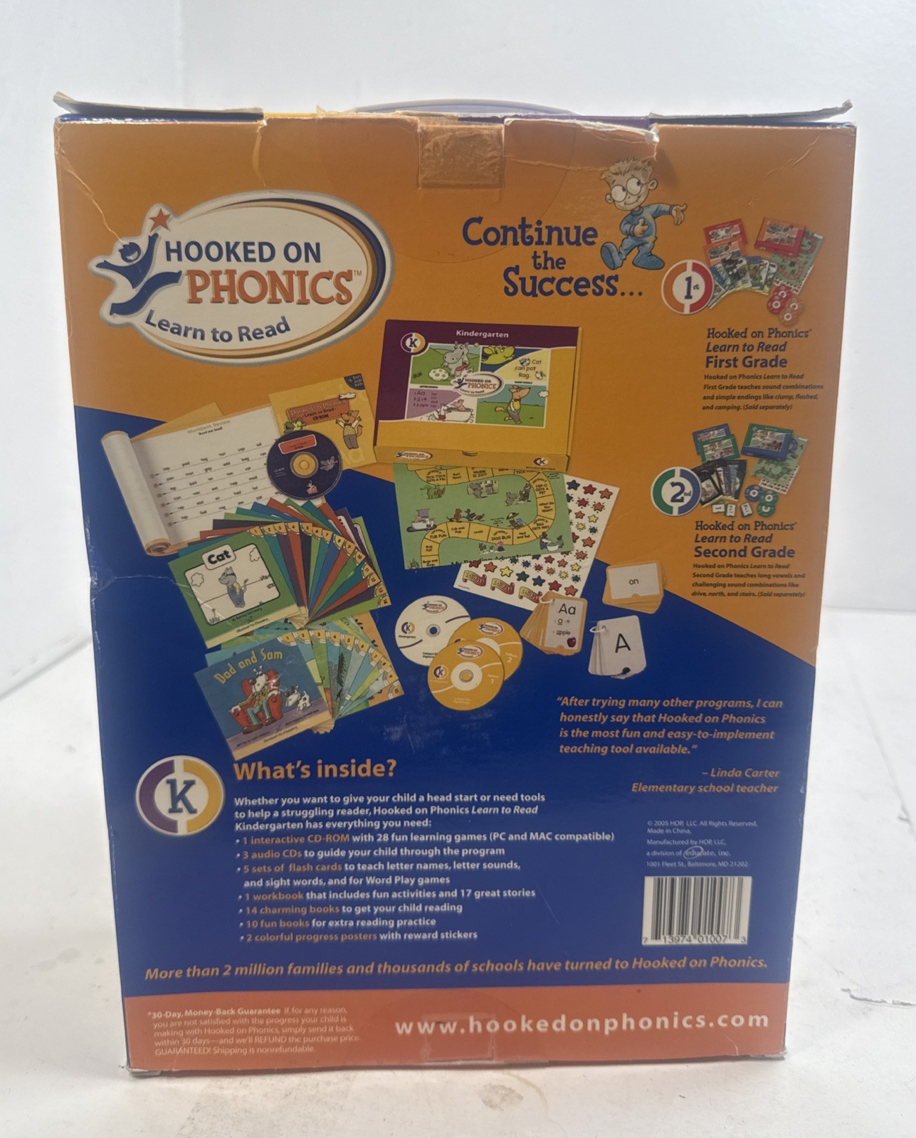 Hooked on Phonics – Learn to Read Kindergarten by HOP LLC Staff
