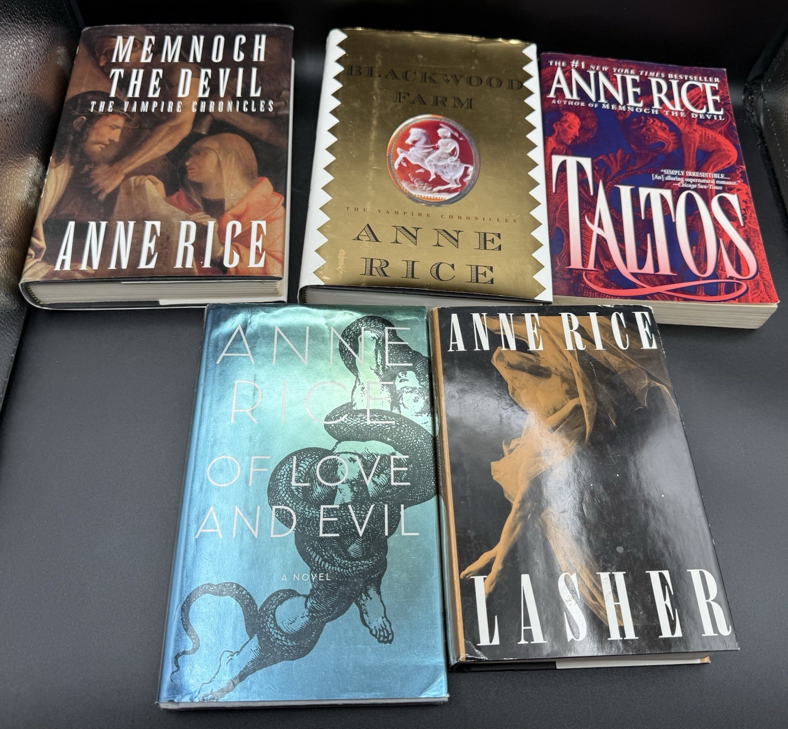 Lot of 15 Anne Rice Hardcover Paperback Mix Series Book Lot