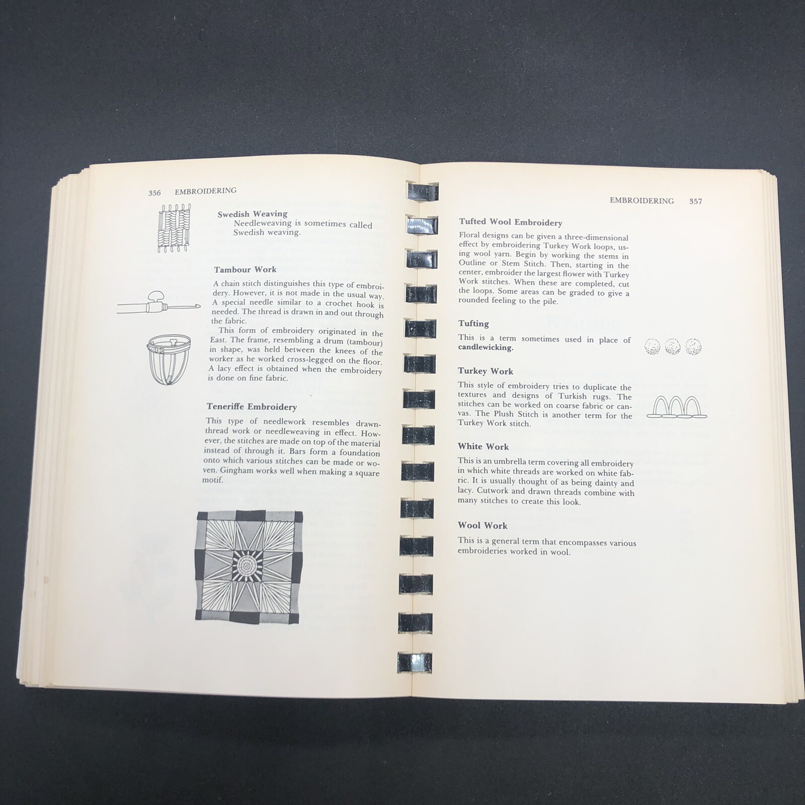The Complete Encyclopedia of Stitchery Spiral Bound Mildred Graves Ryan 689 Page