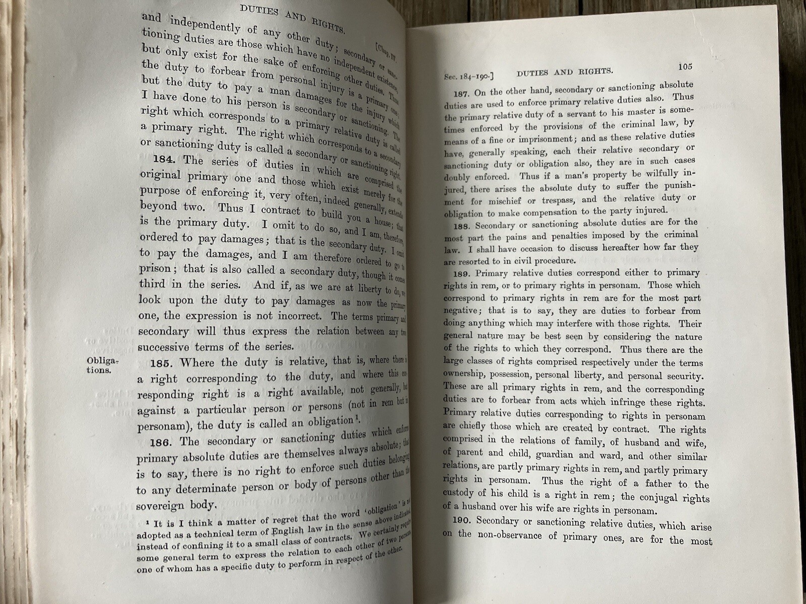Antique Unread Uncut 1900s Law Book | Elements Of Law (1905) – William Markby