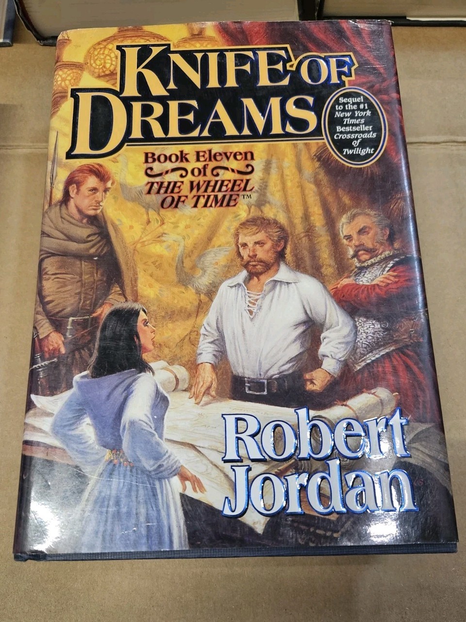 Lot of 6 Wheel of Time HC Books Robert Jordan