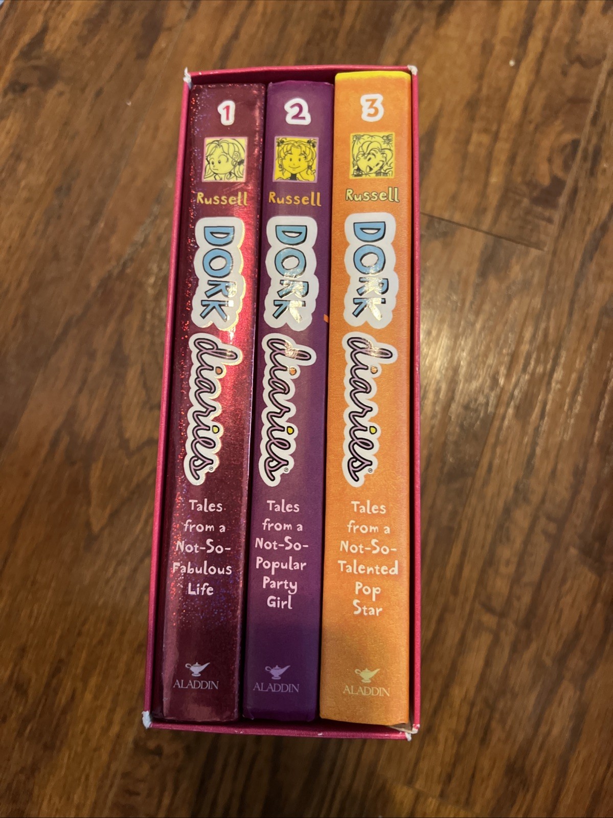 Dork Diaries lot of 8 Hardback Books 1-5, 3 1/2, 10-11 Rachel Renee Russell VG