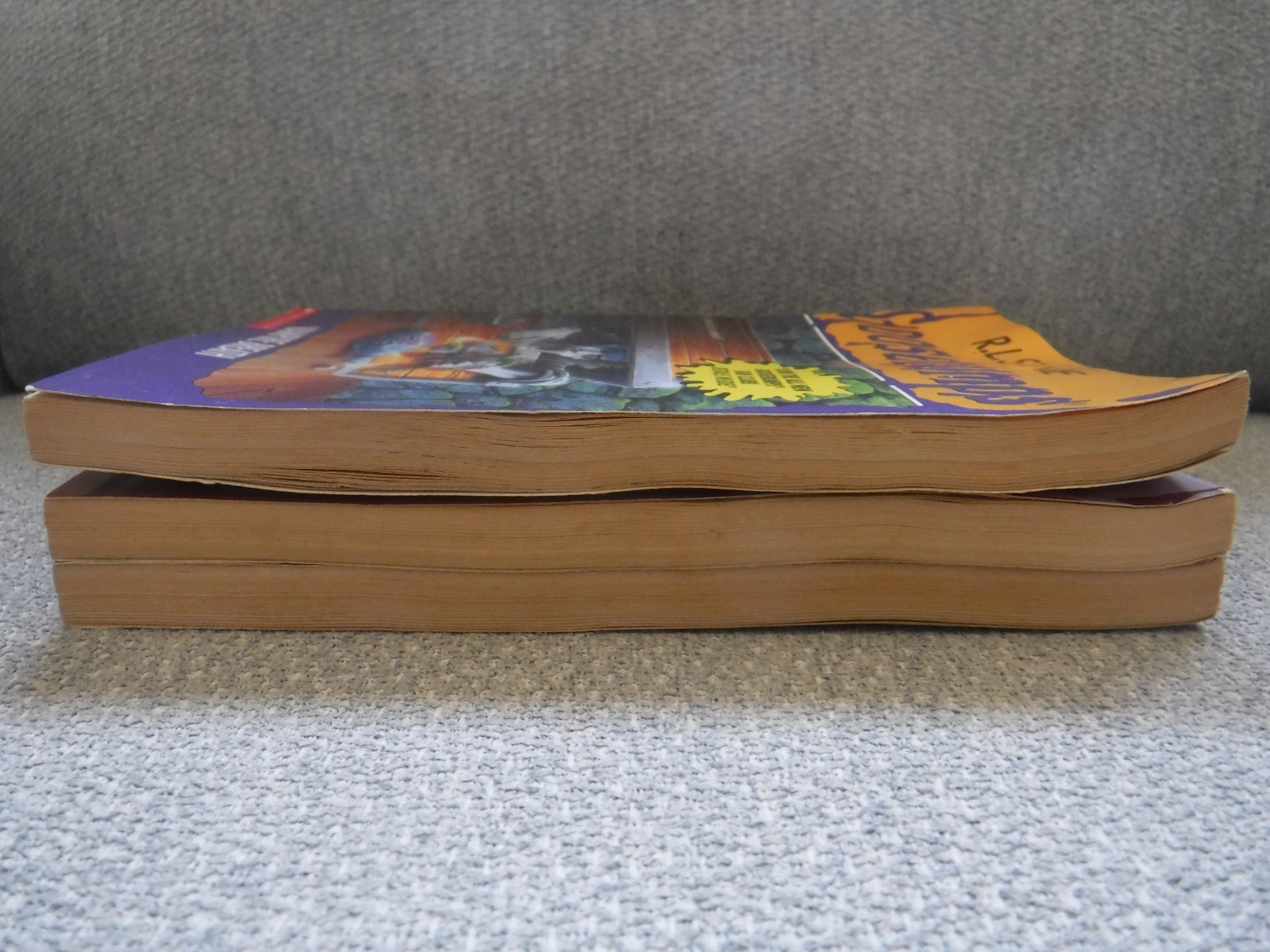 RL Stine Goosebumps Box Set #49 – #52 (missing #51) damage Collectible Paperback