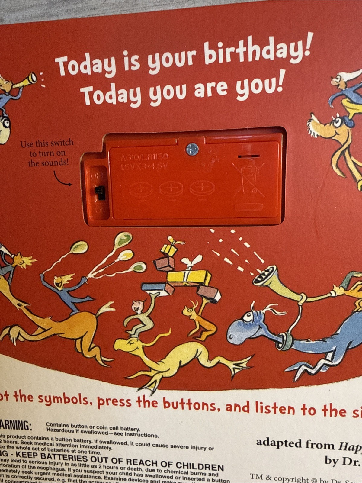 Dr. Seuss’s Happy Birthday to You! with 12 Silly Sounds: An Interactive Book
