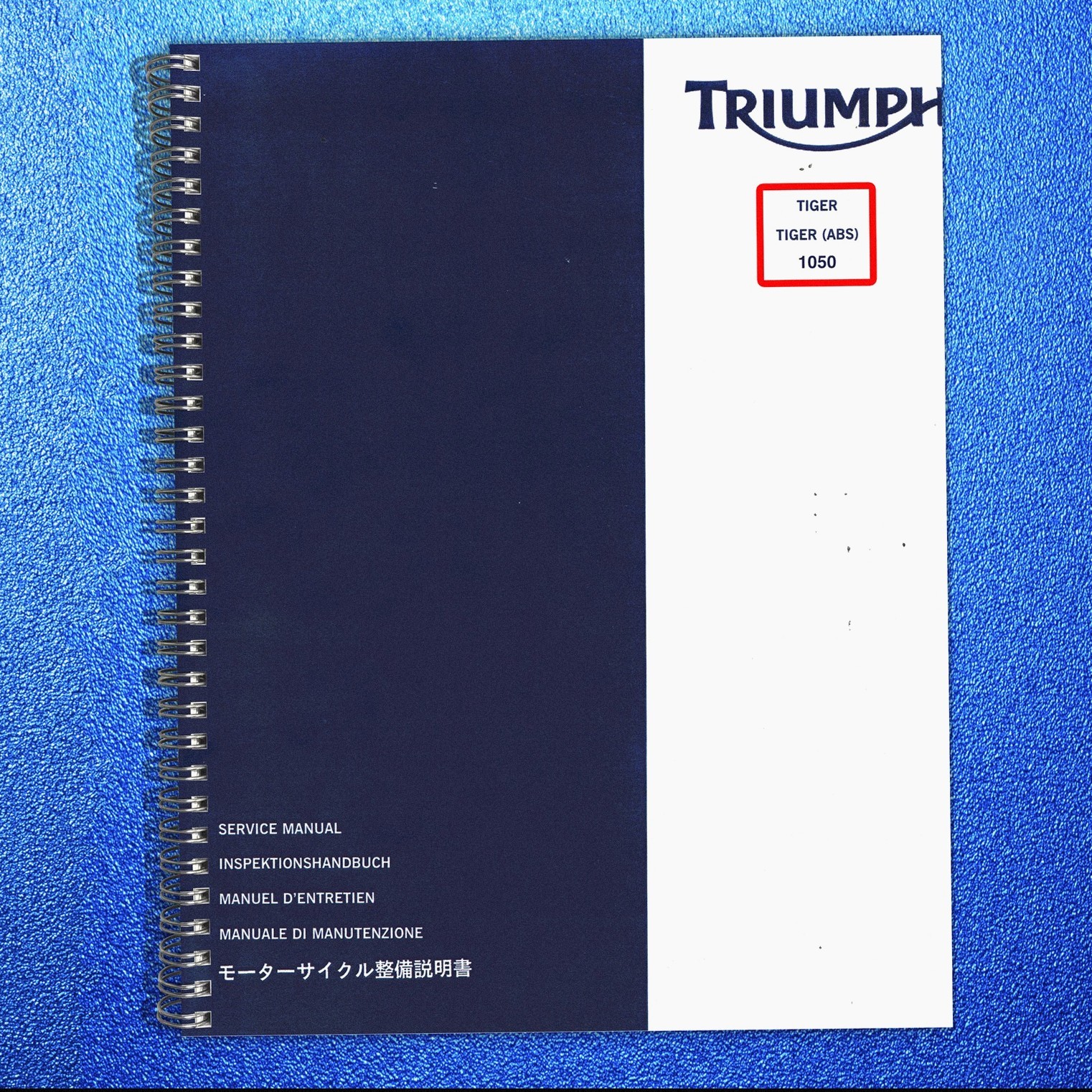 TRIUMPH Tiger 1050 Workshop Manual 2006, DOUBLE BINDING – PROTECTIVE COVERS