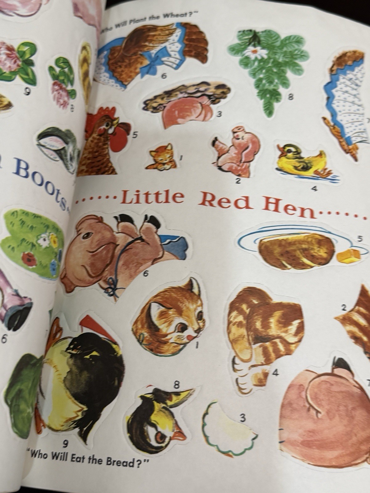 Whitman Favorite Animal Stories Sticker Fun PB Activity Book Illus Stickers 1961