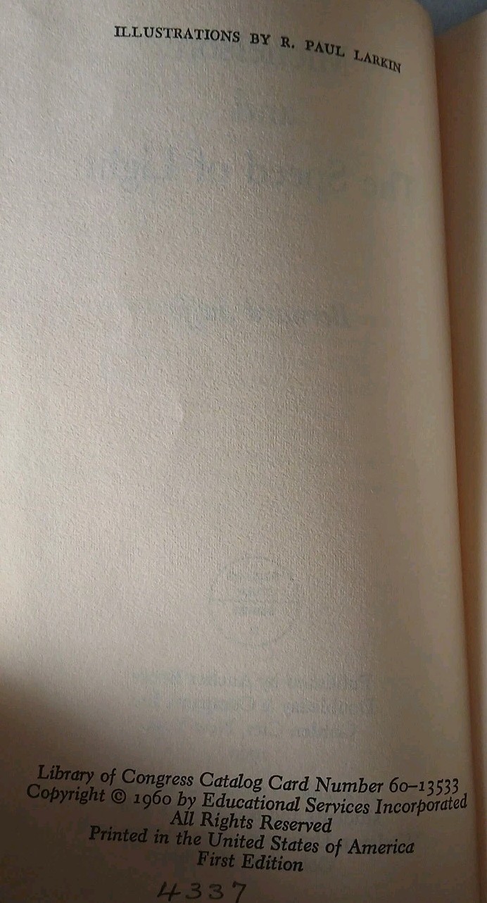 Michelson and the Speed of Light Biography by Bernard Jaffee 1960 Library HC