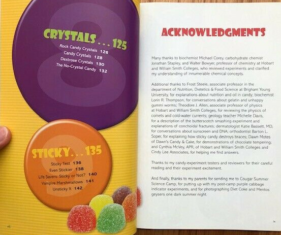 Candy Experiments: By Leavitt, Loralee (Paperback, 146 pages very clean)