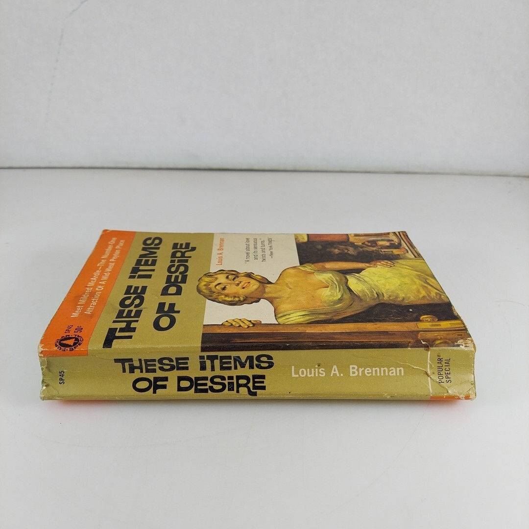These Items of Desire Louis A Brennan Popular Library SP45 July 1959 PB