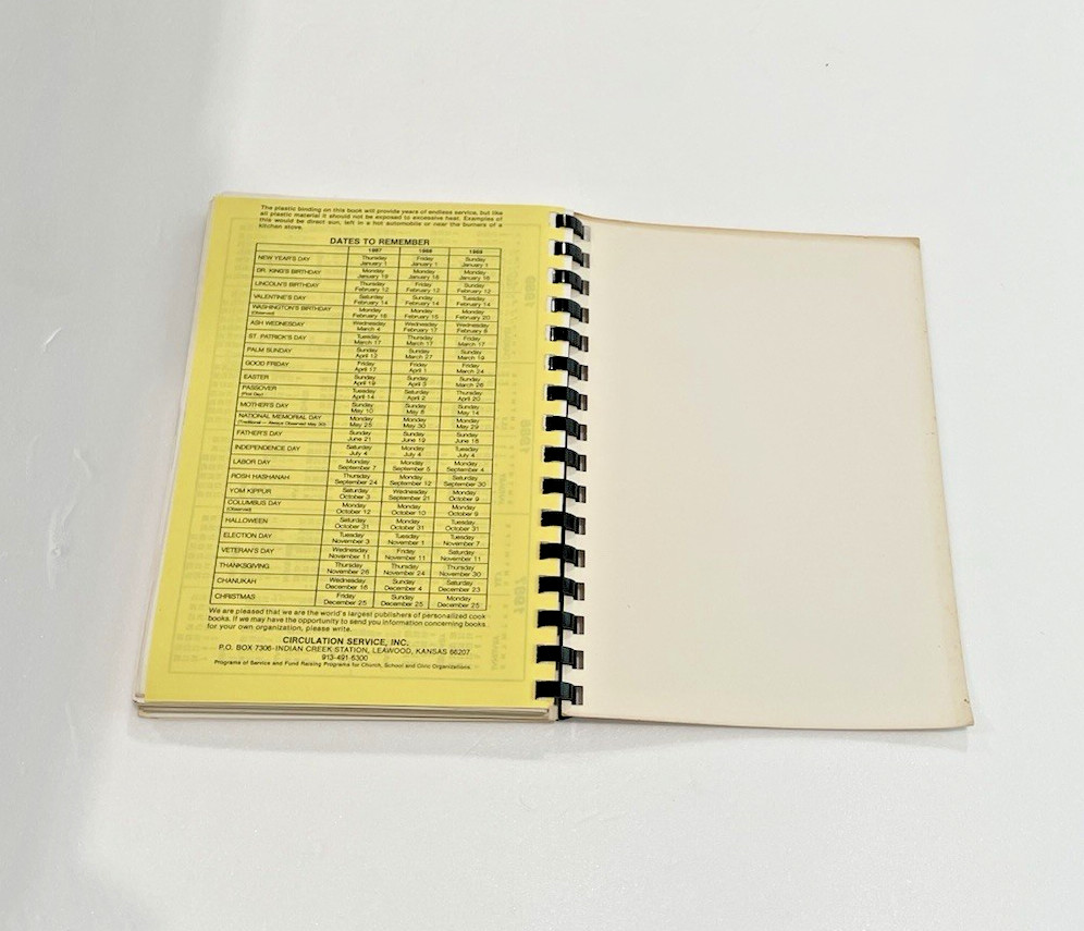 VTG 1986 North Carolina Highway Patrol Book of Favorite Recipes Spiral Bound
