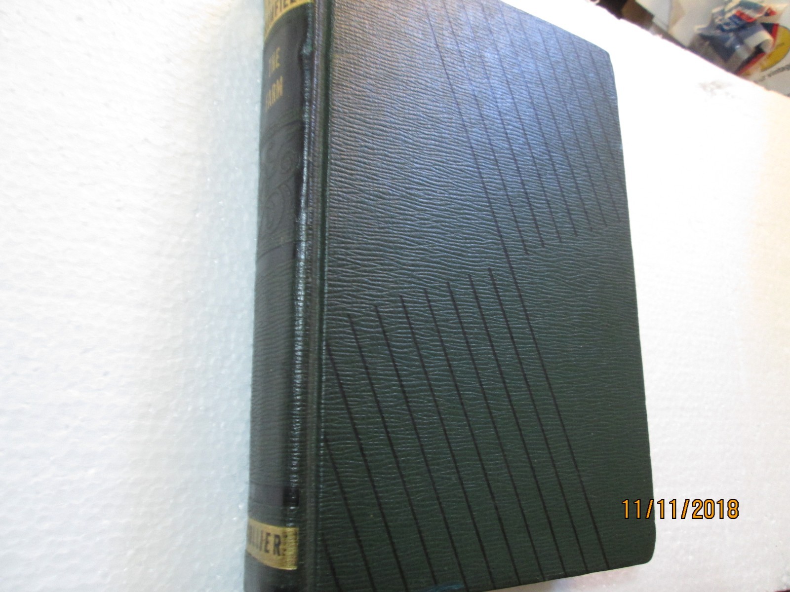 The FARM 1933 Louis BROMFIELD Collier HardCover Book 340 CLEAN PAGES