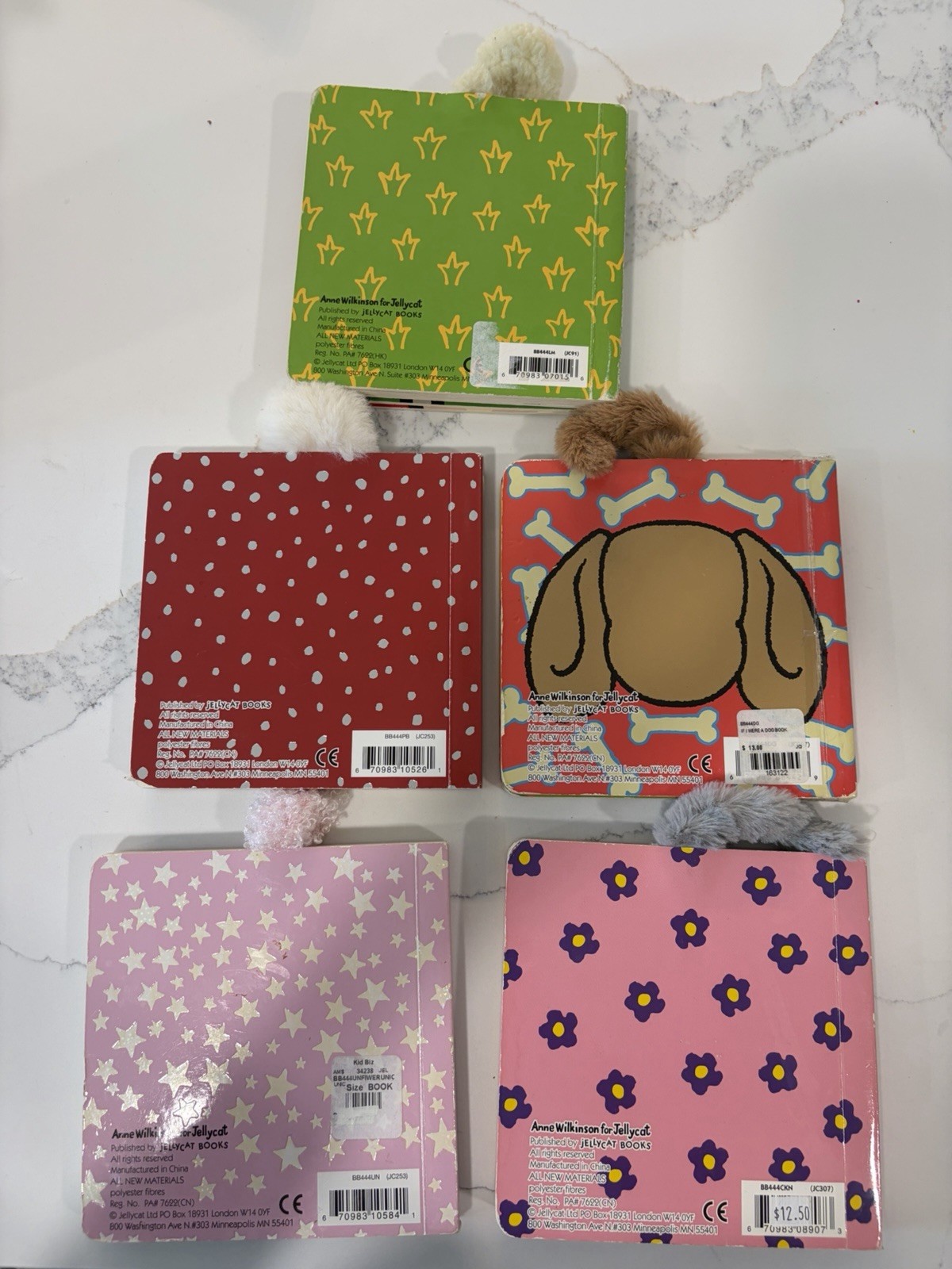JELLYCAT | HUGE Lot of 5 “If I were a” Touch & Feel Sensory Toddler Board Books