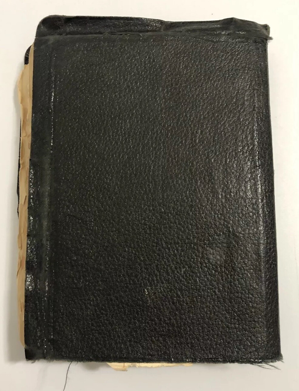 Vintage Holy Bible Red Letter Edition National Bible Press Black Soft Leather